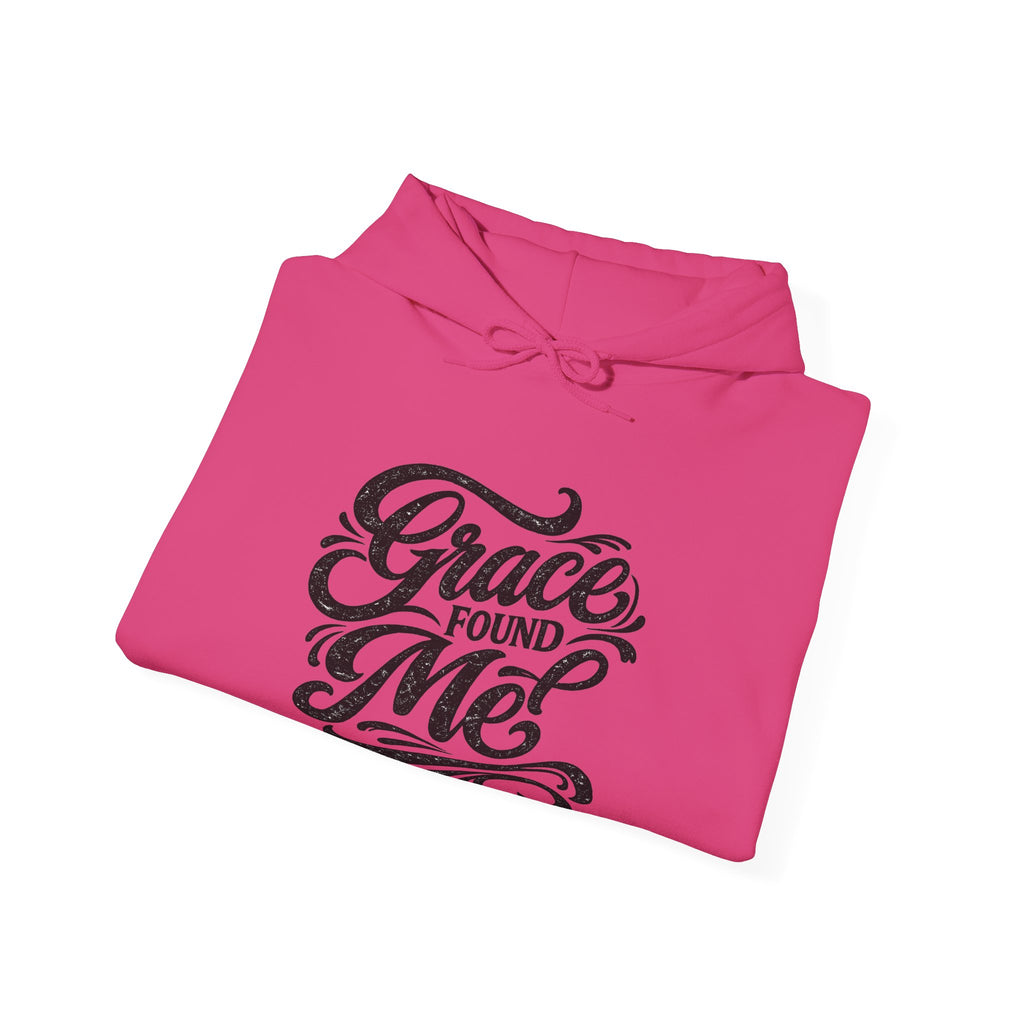 Grace Found Me Hoodie — Inspirational Christian Hoodie, Faith-Based Gift
