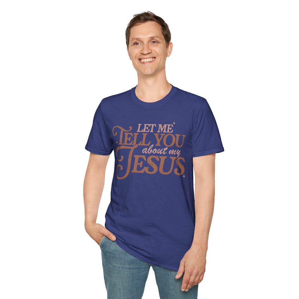 Unisex T-Shirt | Comfy Casual Tee for Every Occasion, About Jesus Graphic, Classic fit