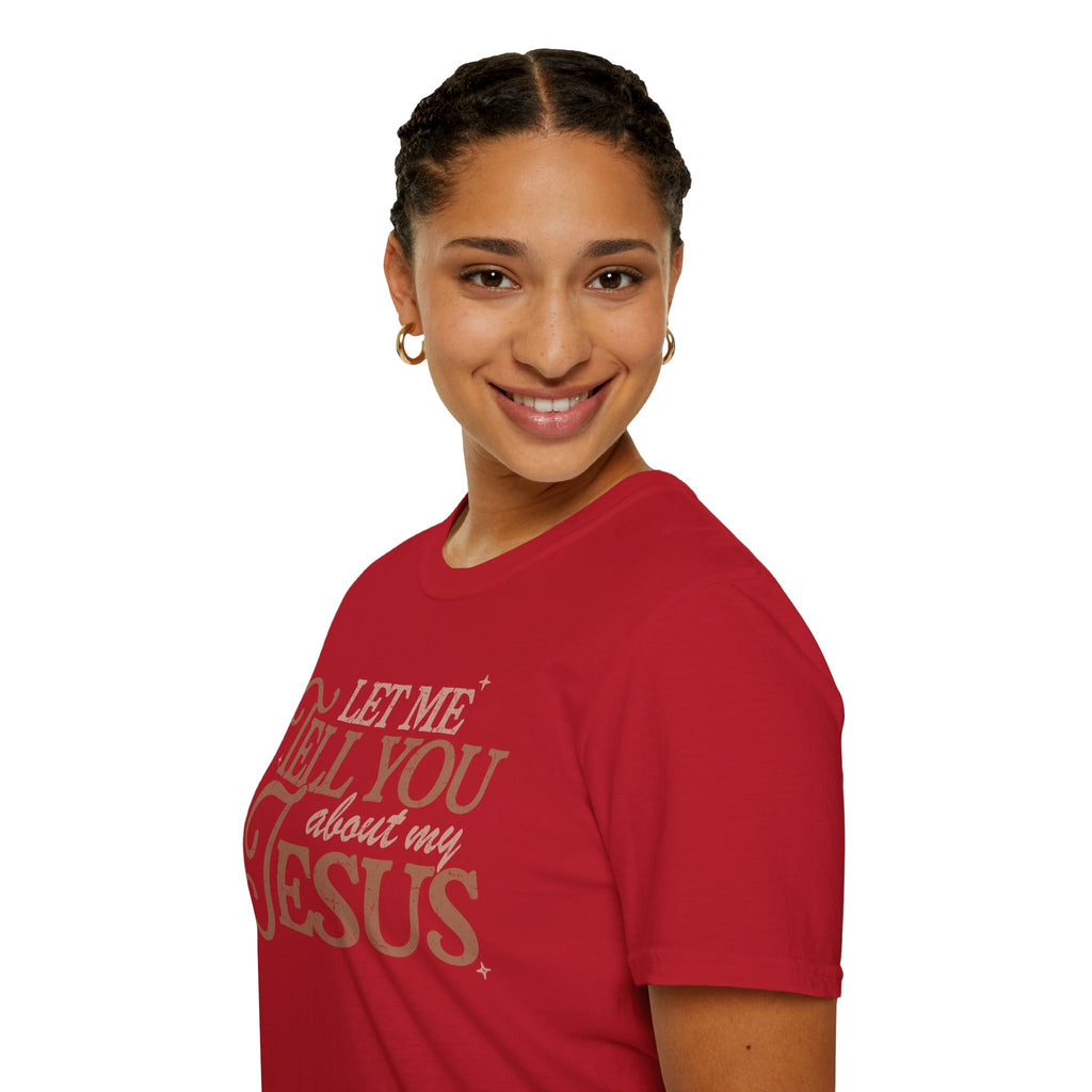 Unisex T-Shirt | Comfy Casual Tee for Every Occasion, About Jesus Graphic, Classic fit
