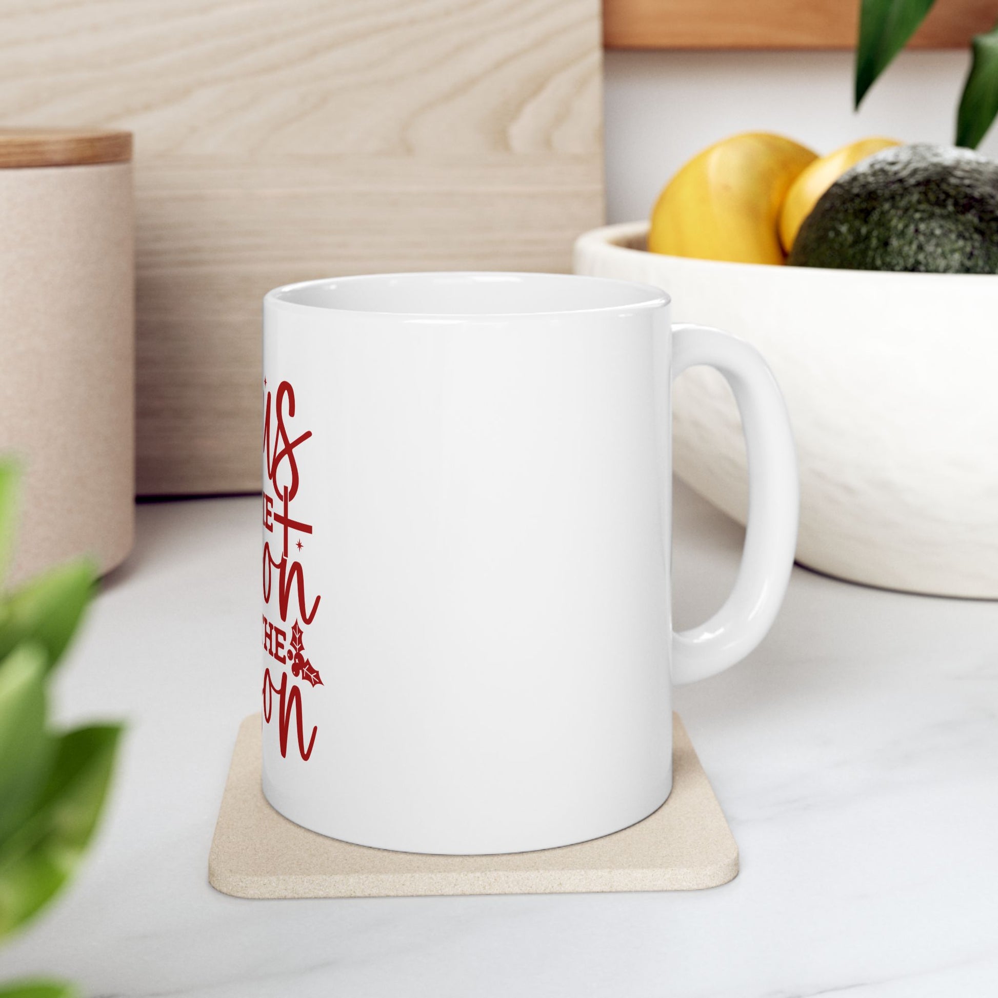 Jesus Is the Reason for the Season Ceramic Mug – Christmas Faith Holiday Coffee Cup (11oz & 15oz)