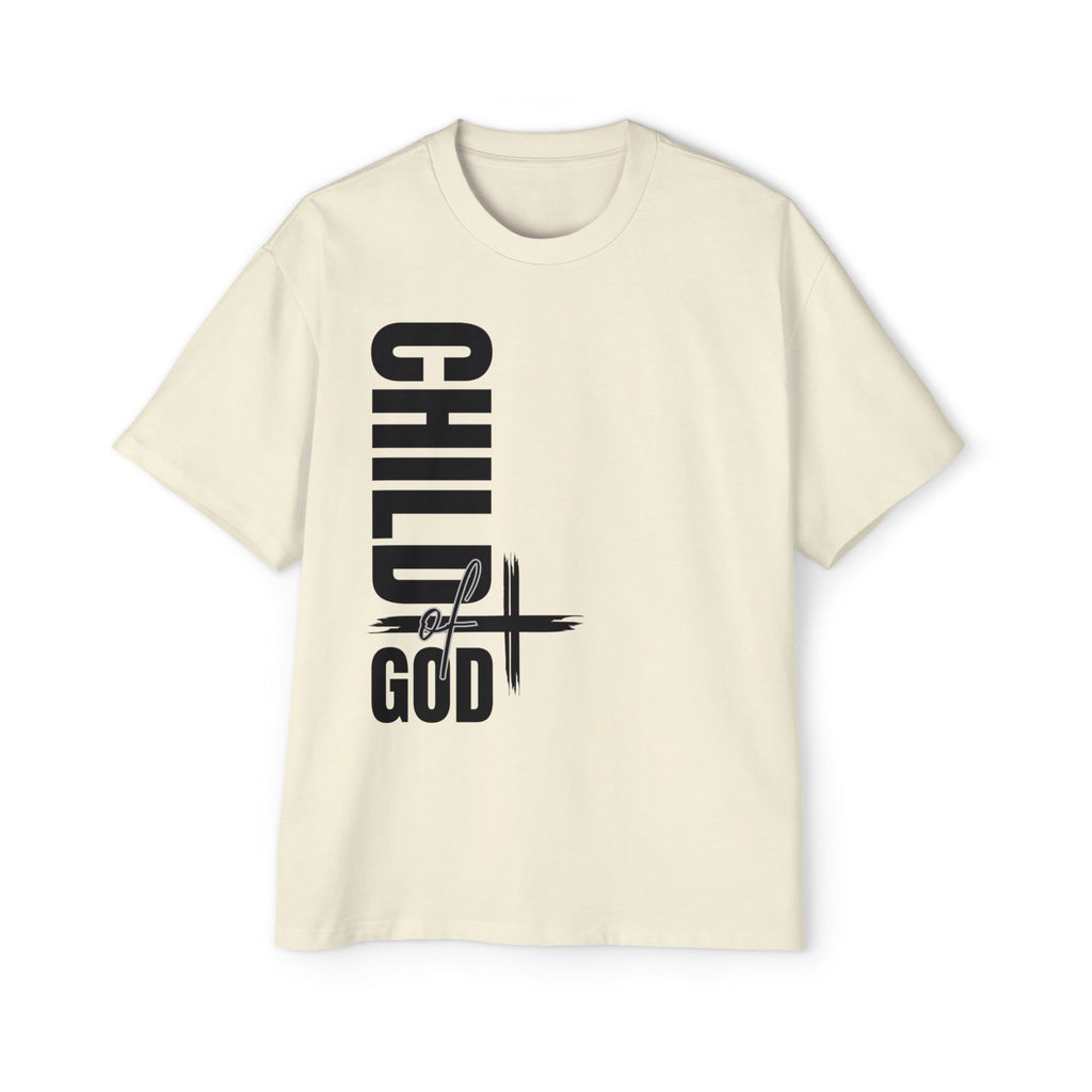 Men's Oversized Tee - Faith-Based Style | Child of God | Perfect Gift for Believers | Casual Christian Wear, Comfortable Fashion, Spiritual Tee, [...]