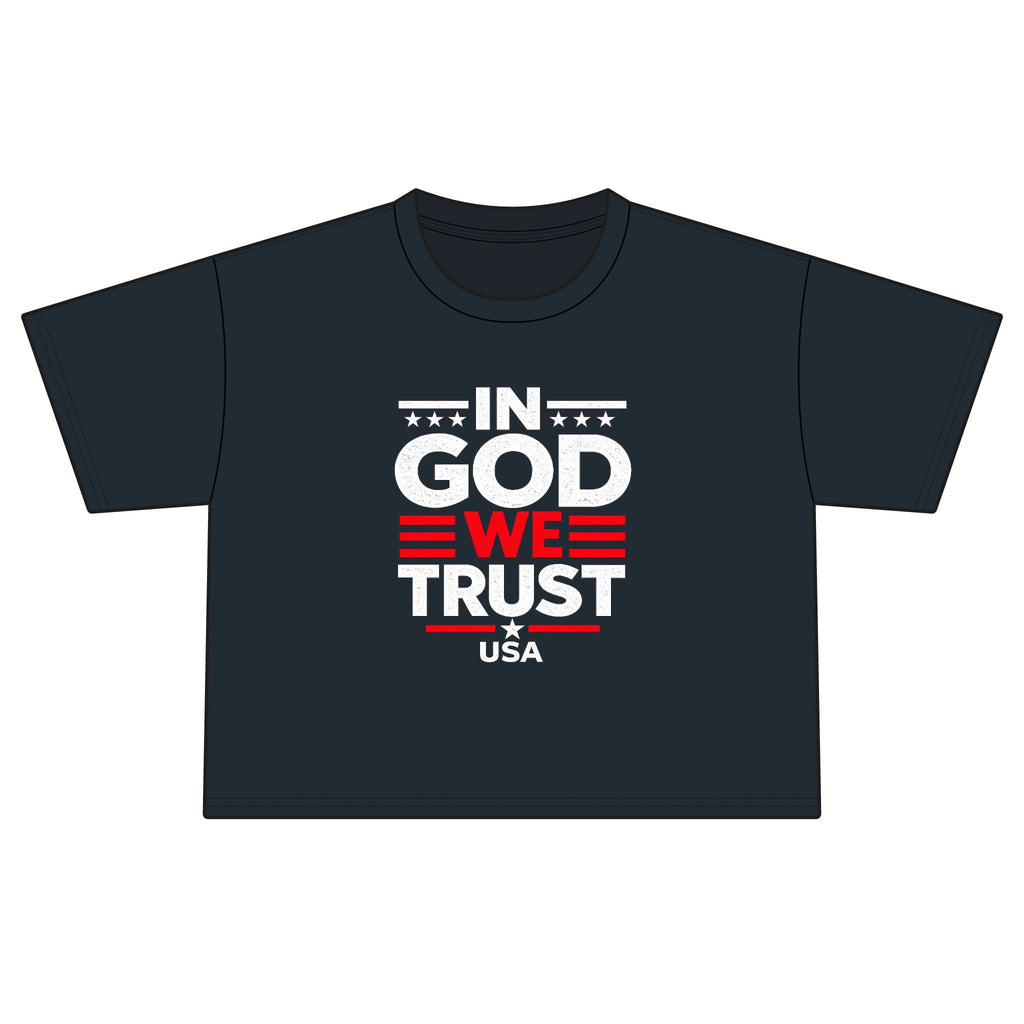 In God We Trust 4th of July Women's Boxy Tee