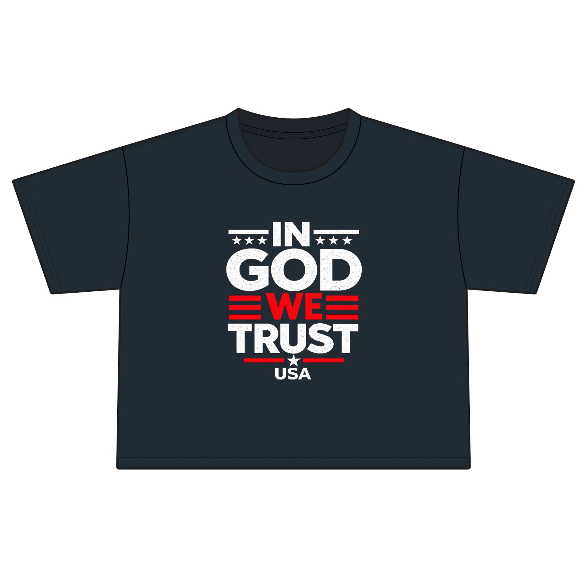 In God We Trust 4th of July Women's Boxy Tee