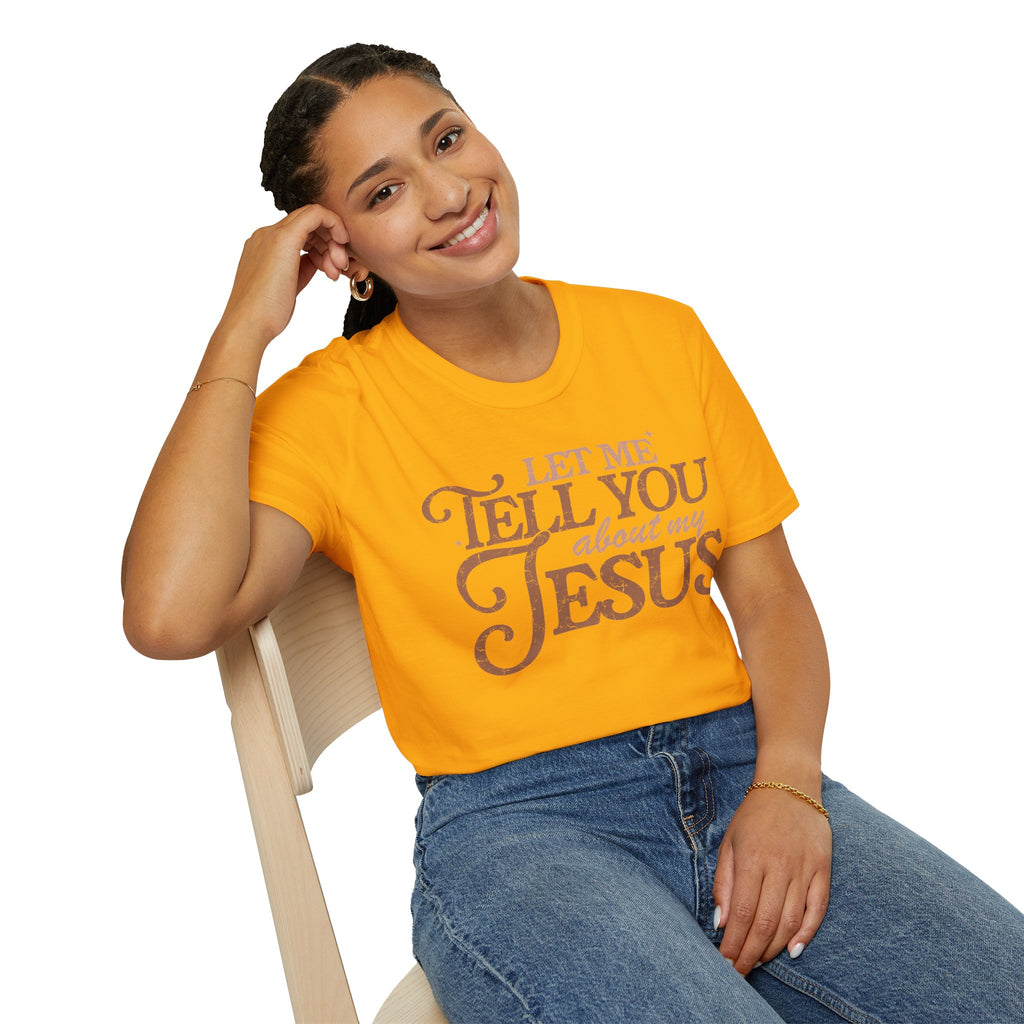 Unisex T-Shirt | Comfy Casual Tee for Every Occasion, About Jesus Graphic, Classic fit
