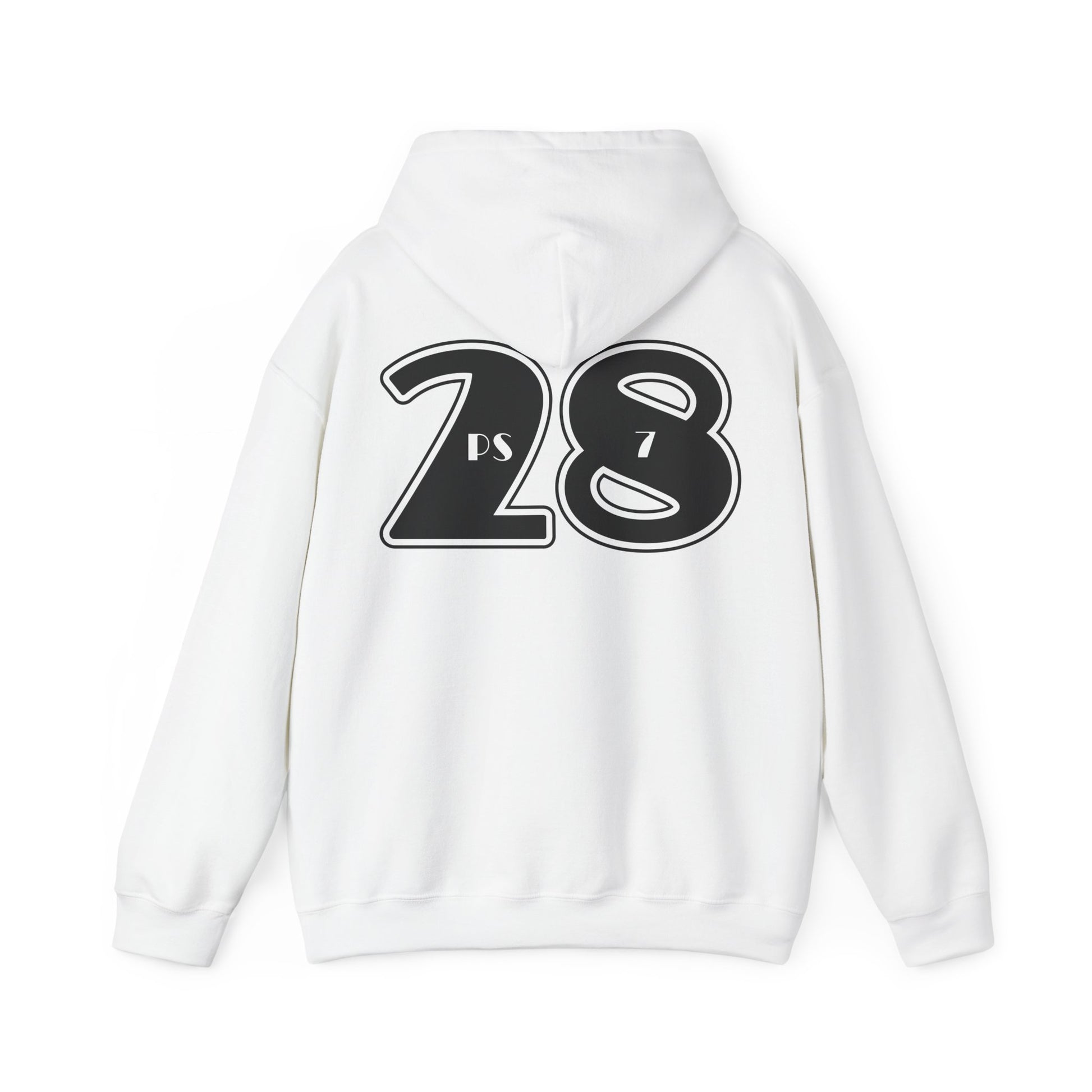 Psalm 28:7 'The Lord Is My Strength' Hoodie — Faith-Based Christian Sweatshirt