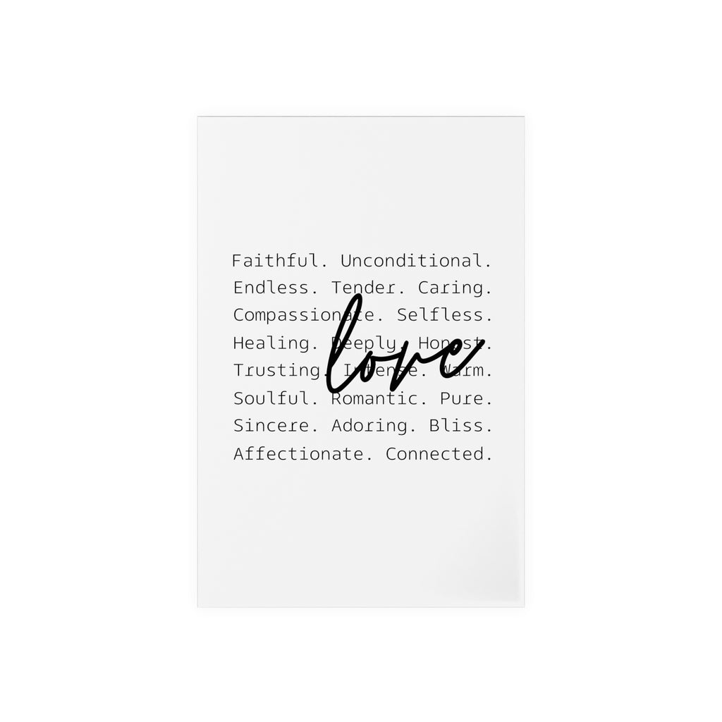 Customizable Acrylic Tabletop Love Sign, Love Decor for Home, Wedding Centerpiece, Romantic Gift, Modern Minimalist Decor