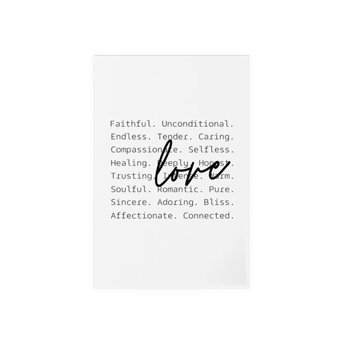 Customizable Acrylic Tabletop Love Sign, Love Decor for Home, Wedding Centerpiece, Romantic Gift, Modern Minimalist Decor