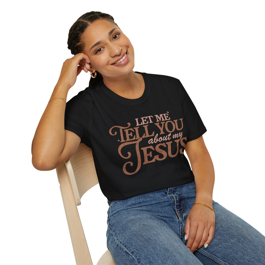 Unisex T-Shirt | Comfy Casual Tee for Every Occasion, About Jesus Graphic, Classic fit