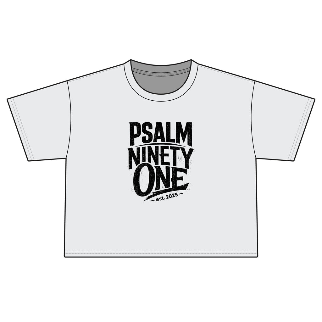 Psalm Ninety-One Boxy Tee — Christian Faith Graphic T-Shirt