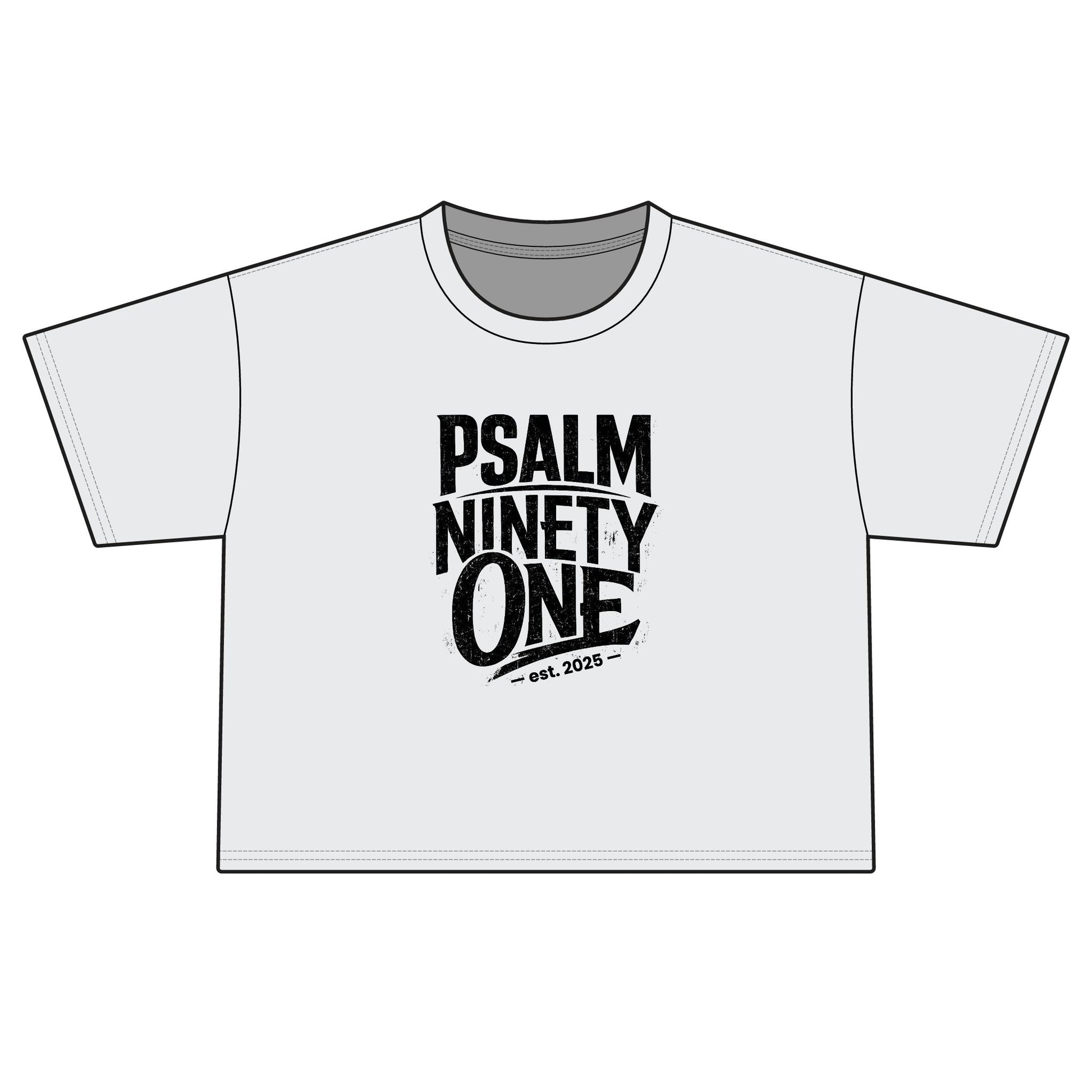 Psalm Ninety-One Boxy Tee — Christian Faith Graphic T-Shirt