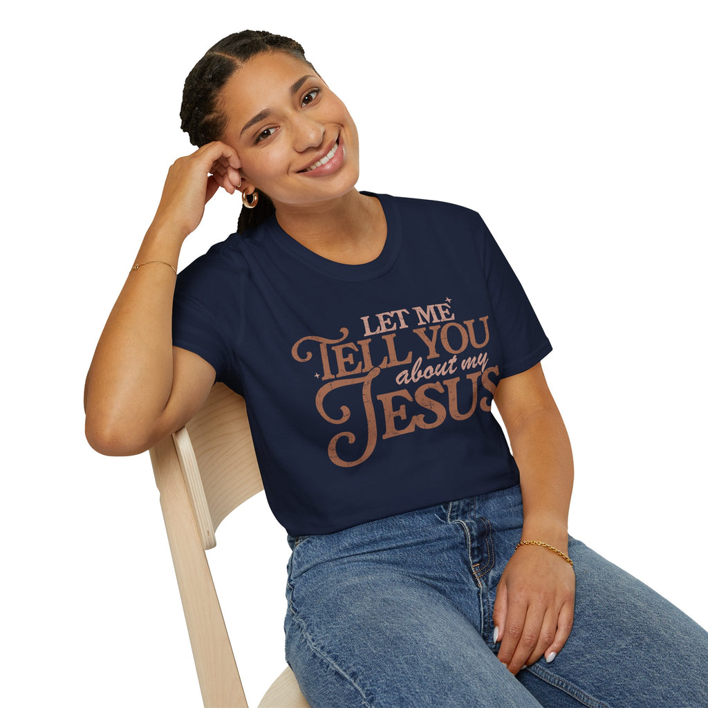 Unisex T-Shirt | Comfy Casual Tee for Every Occasion, About Jesus Graphic, Classic fit