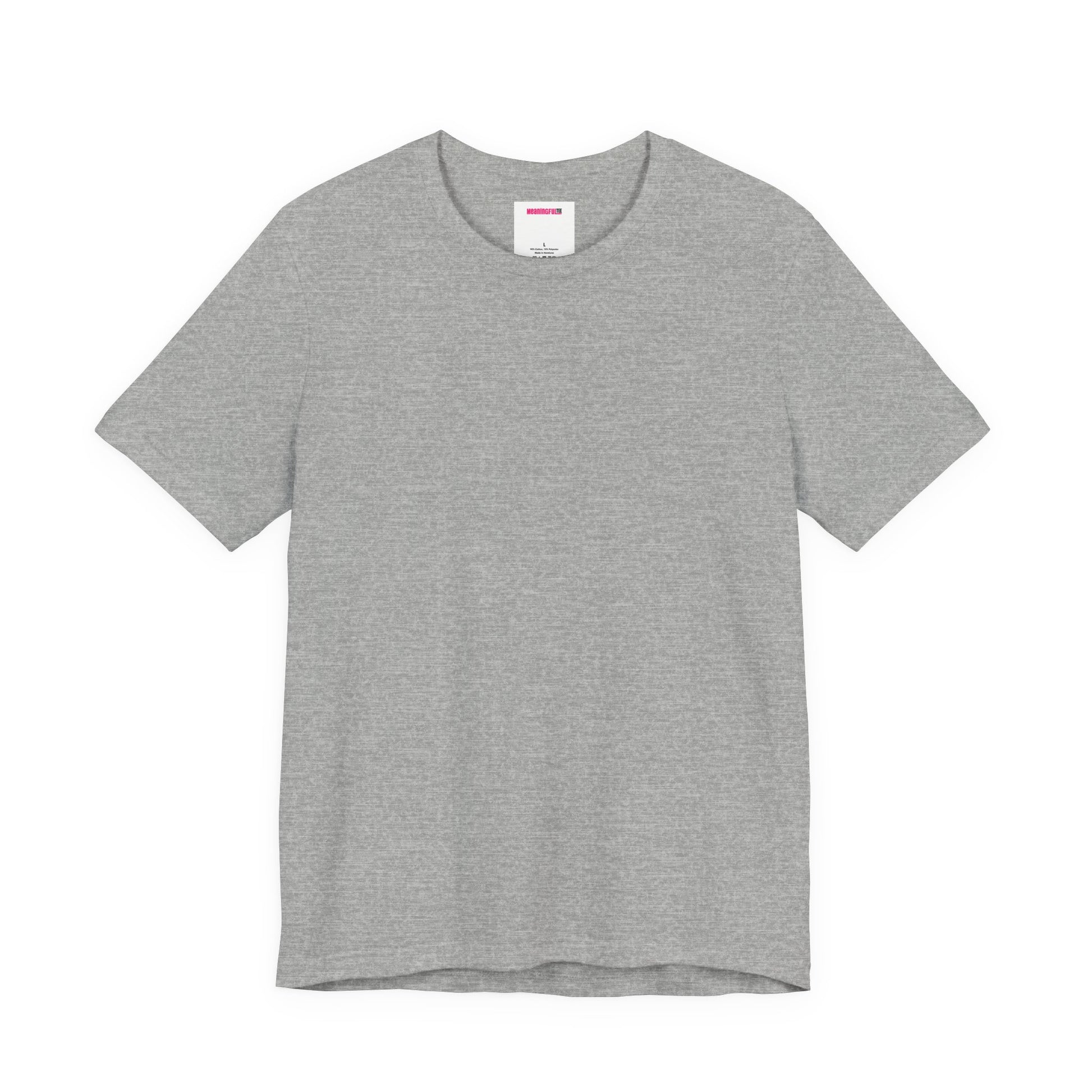 Customizable Unisex Jersey Short Sleeve Tee - Relaxed Fit Casual T-Shirt, Ideal for Everyday Wear, Perfect for Gifts, Festivals, and Celebrations