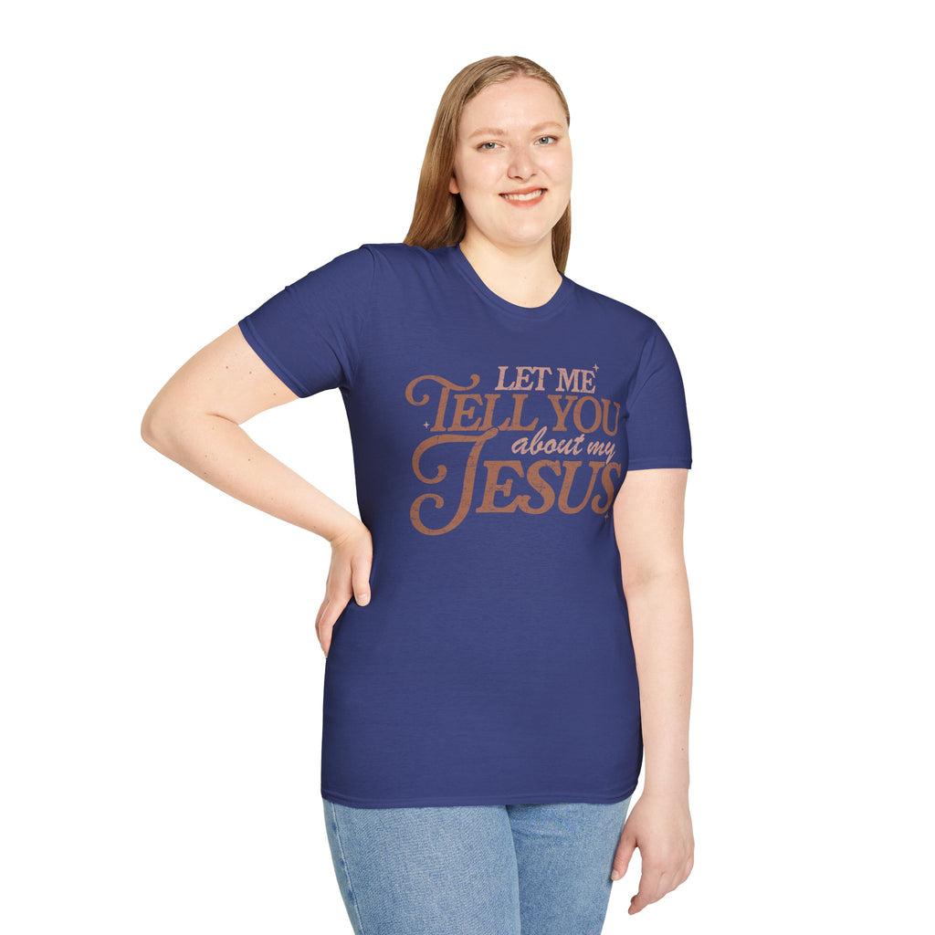 Unisex T-Shirt | Comfy Casual Tee for Every Occasion, About Jesus Graphic, Classic fit