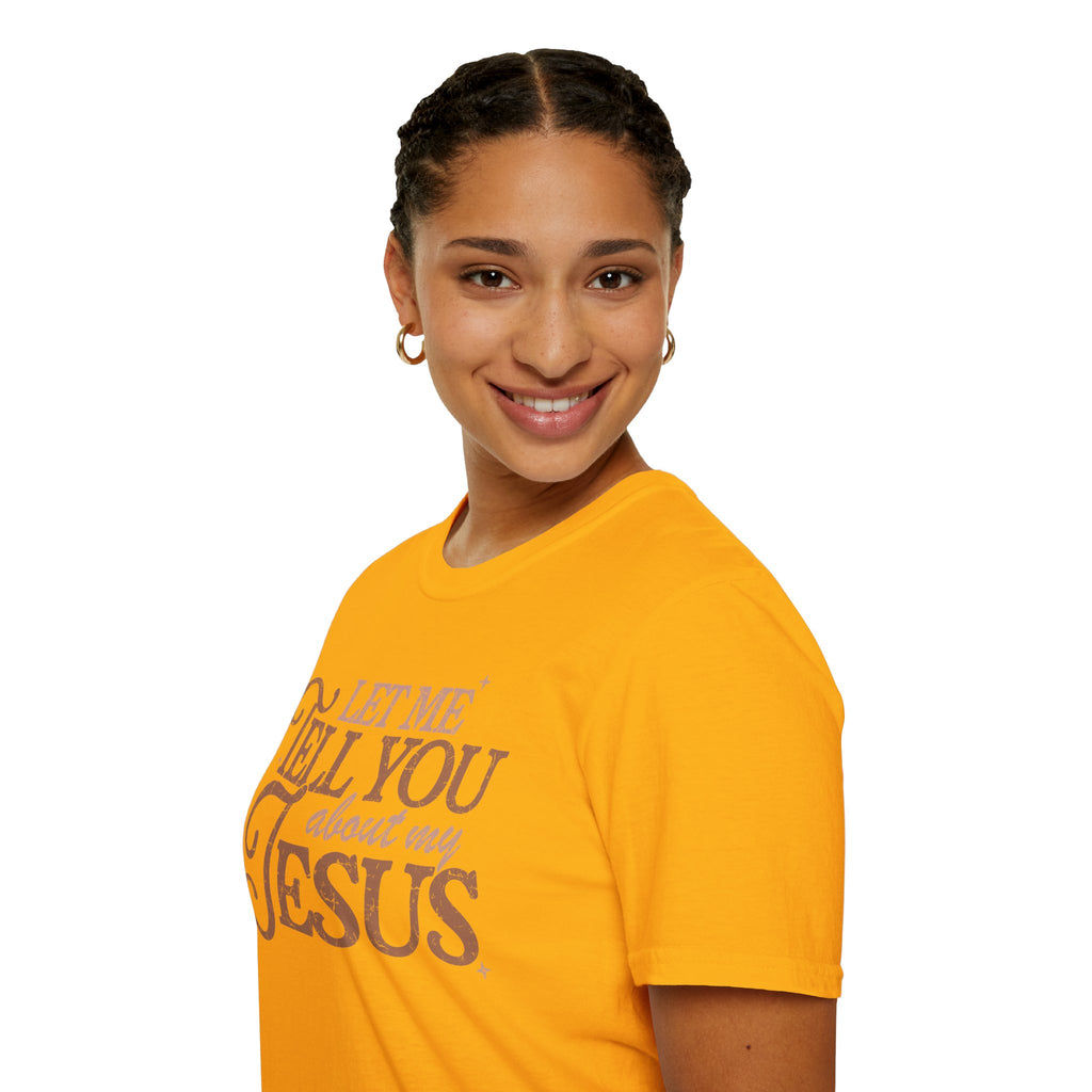 Unisex T-Shirt | Comfy Casual Tee for Every Occasion, About Jesus Graphic, Classic fit