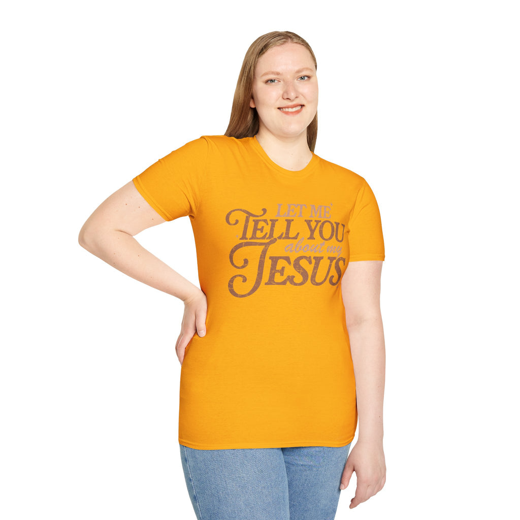Unisex T-Shirt | Comfy Casual Tee for Every Occasion, About Jesus Graphic, Classic fit