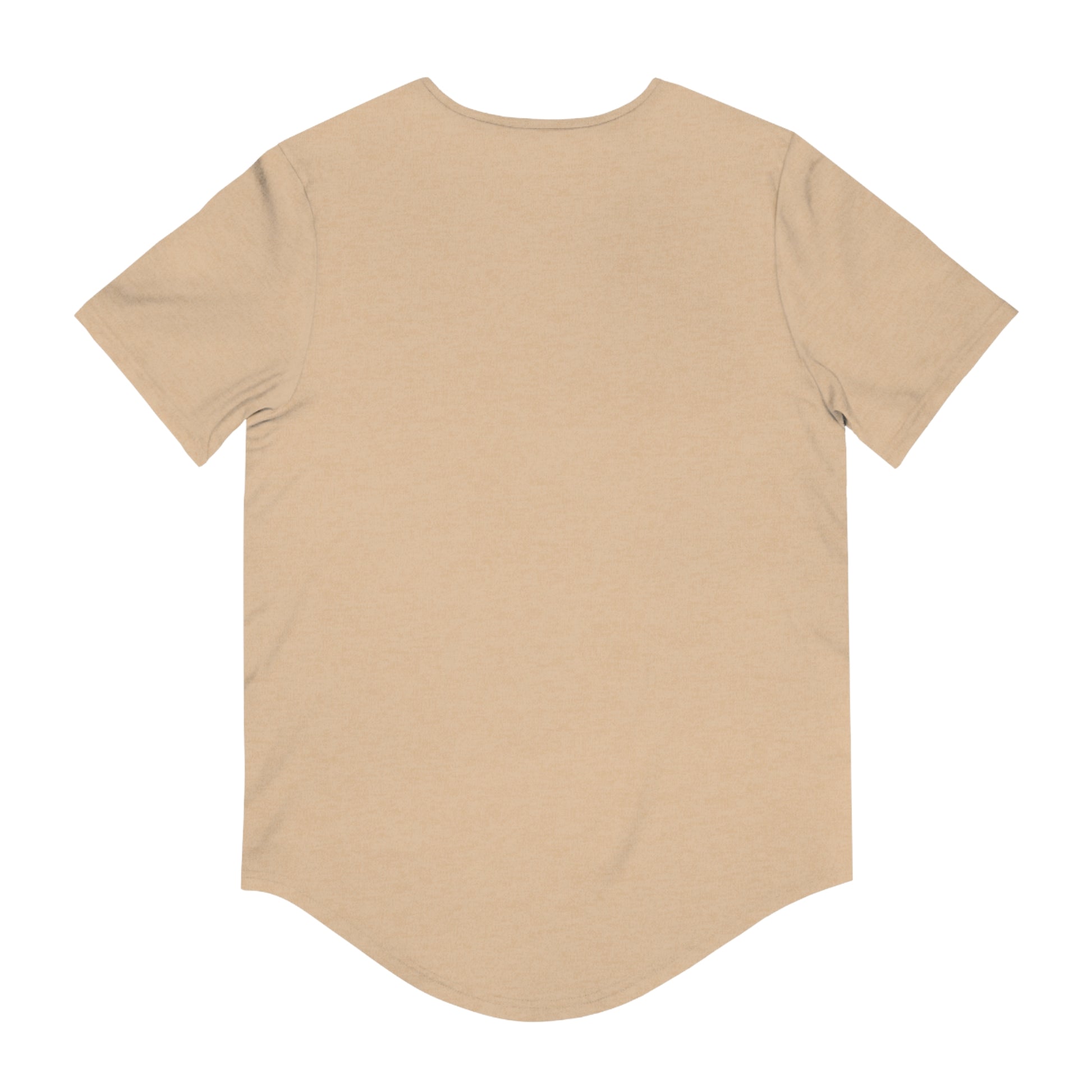 Men's Curved Hem Tee - Stylish Graphic Tee, D Club T-shirt, Casual Wear, Trendy Fashion, Streetwear Essential, Gift for Him