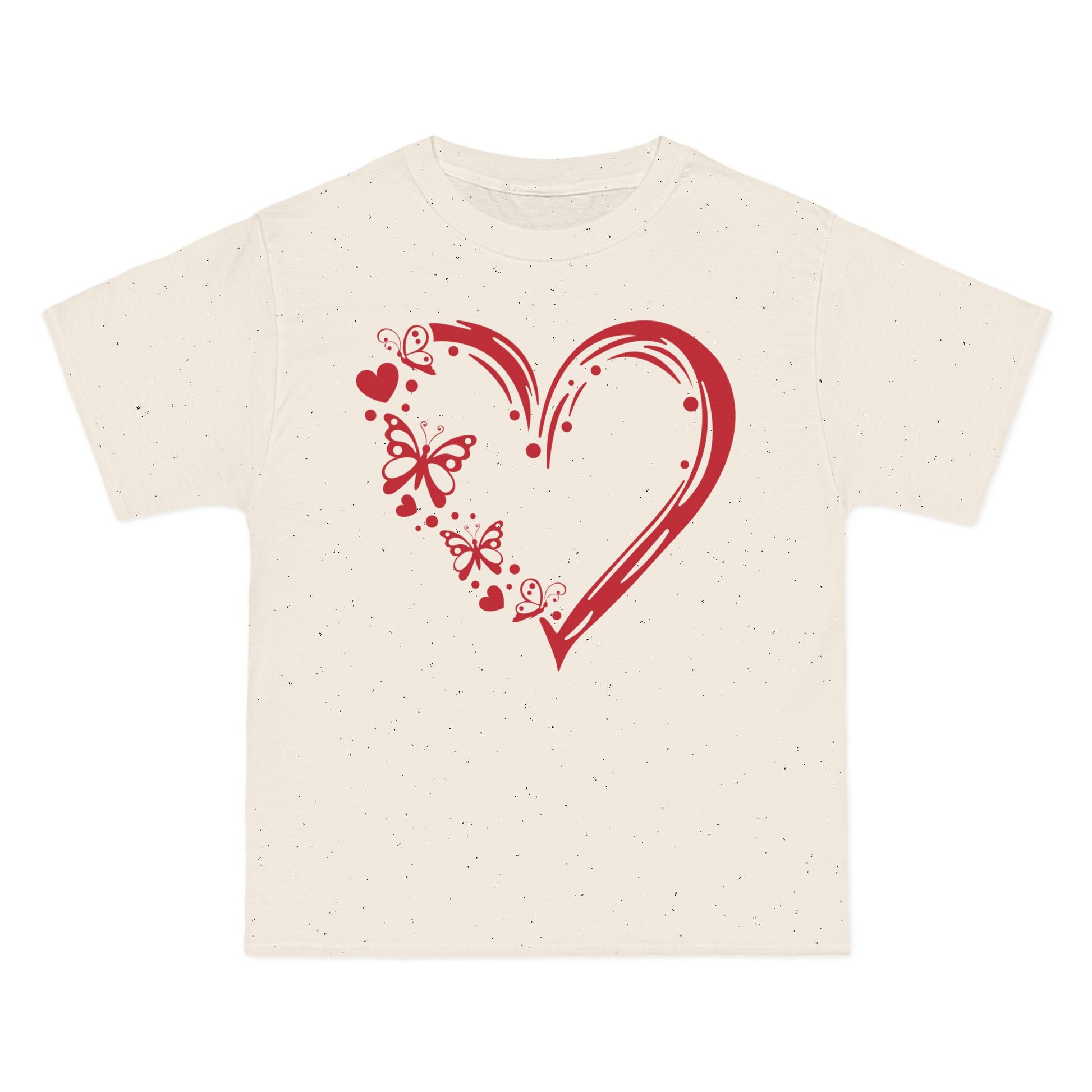 Heart & Butterflies T-Shirt — Valentine’s Day Romantic Graphic Tee