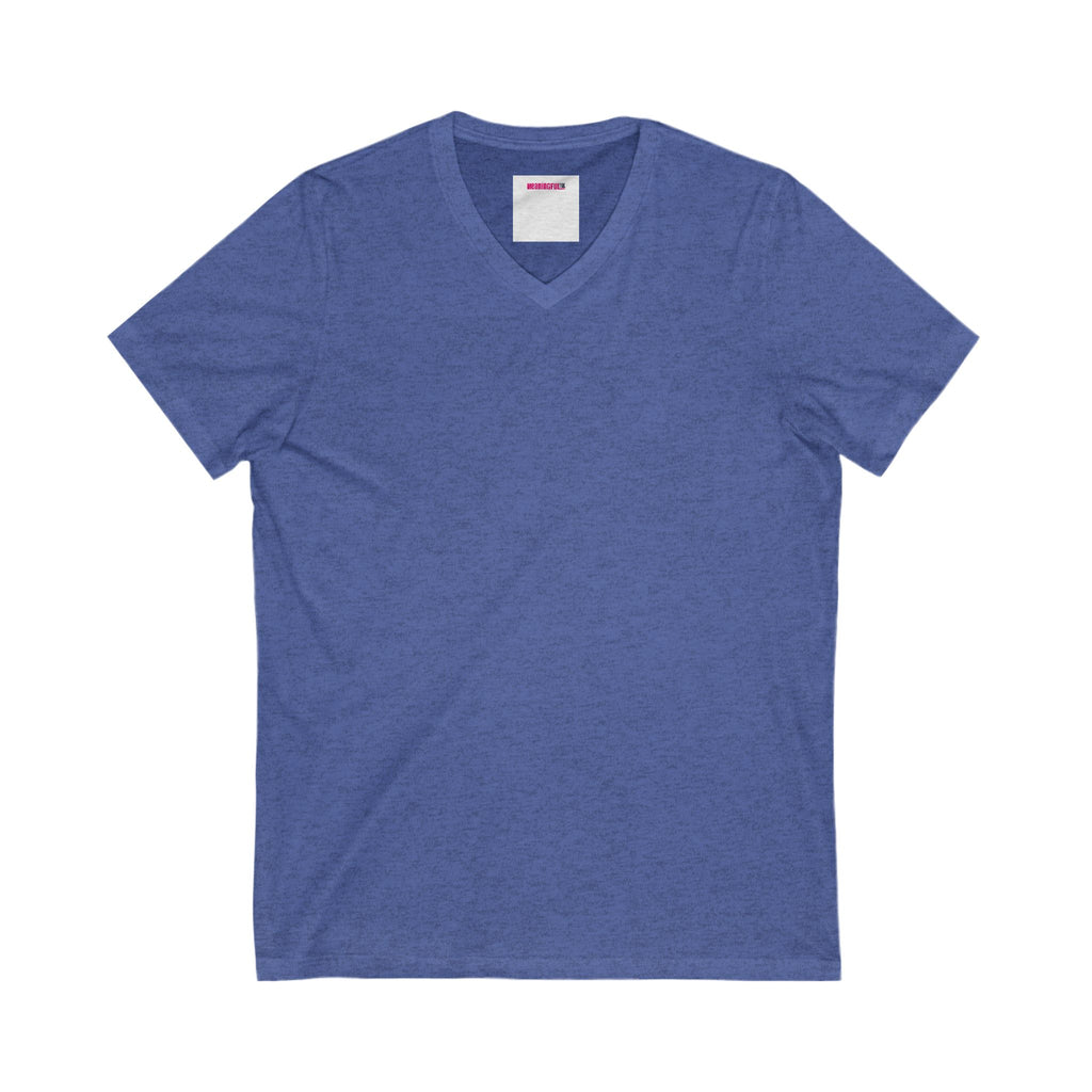 Customizable Unisex Jersey V-Neck Tee - Casual Comfort, Perfect Gift for Every Occasion, Summer Style, Everyday Wear, Festive Apparel