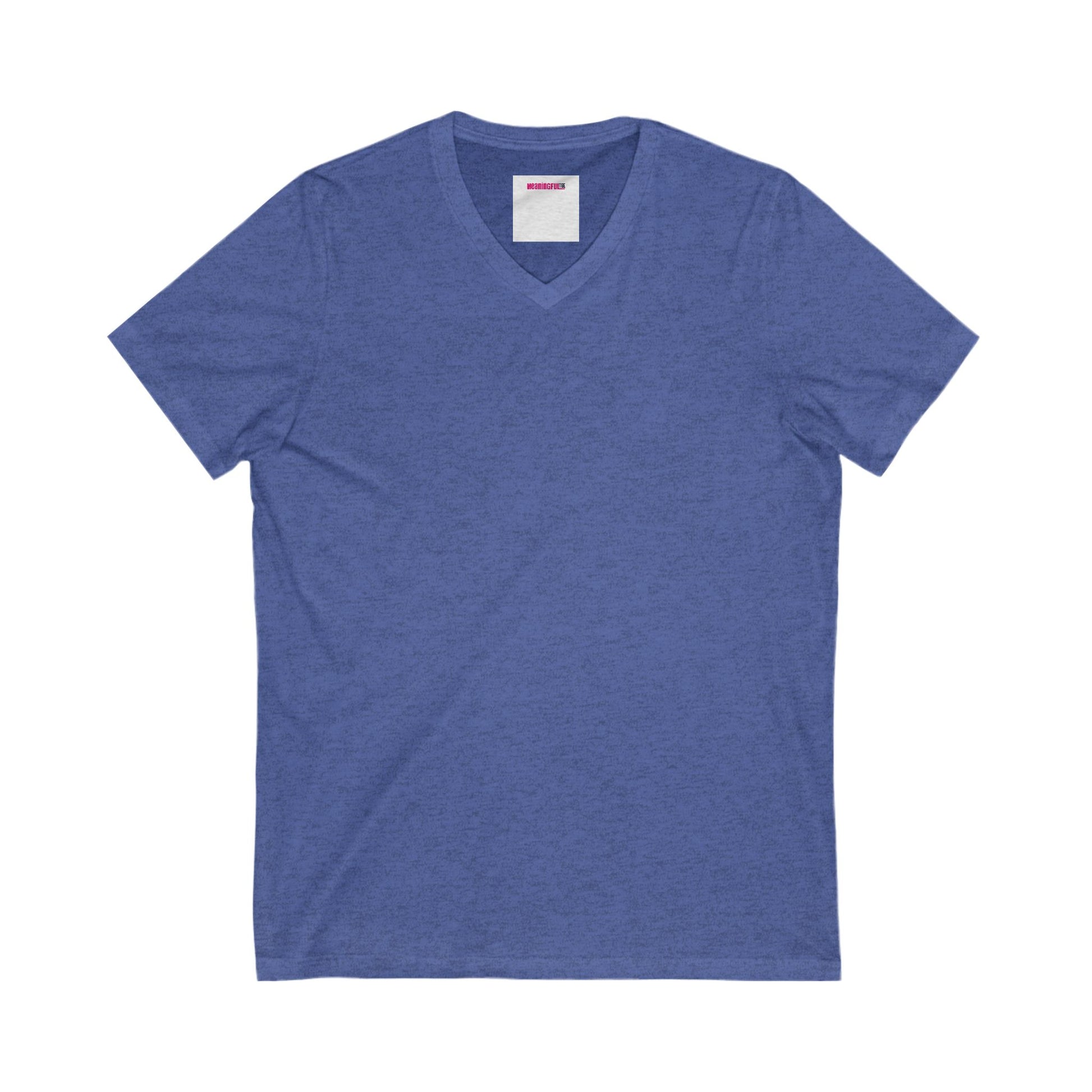 Customizable Unisex Jersey V-Neck Tee - Casual Comfort, Perfect Gift for Every Occasion, Summer Style, Everyday Wear, Festive Apparel