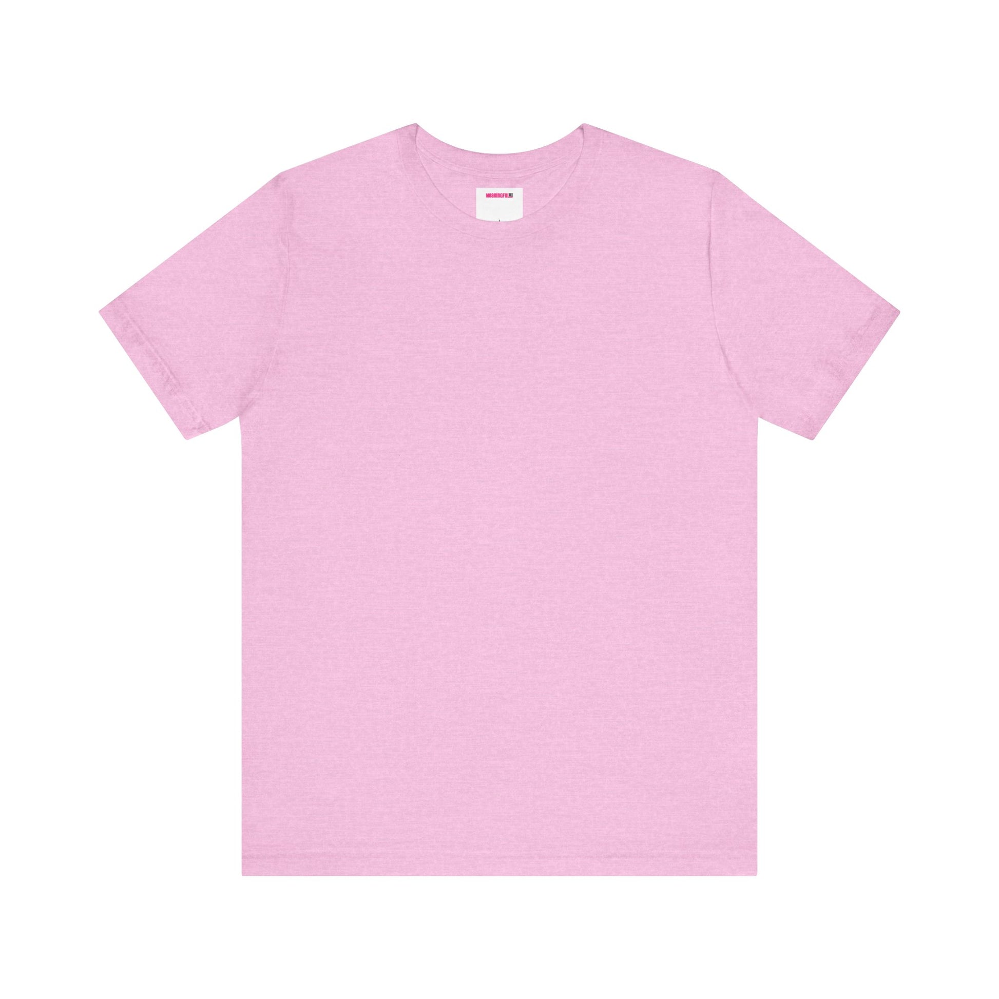 Customizable Unisex Jersey Short Sleeve Tee - Relaxed Fit Casual T-Shirt, Ideal for Everyday Wear, Perfect for Gifts, Festivals, and Celebrations