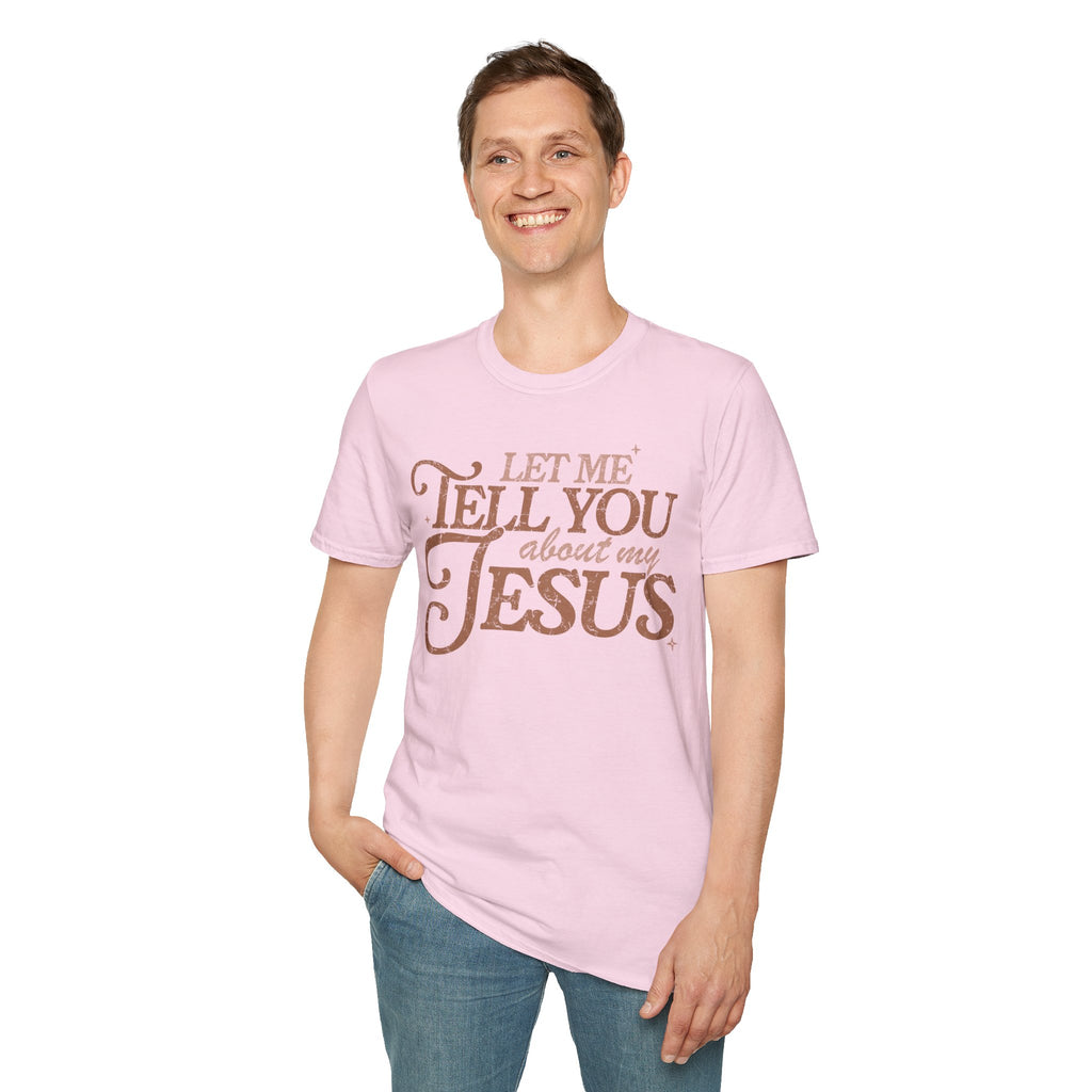 Unisex T-Shirt | Comfy Casual Tee for Every Occasion, About Jesus Graphic, Classic fit