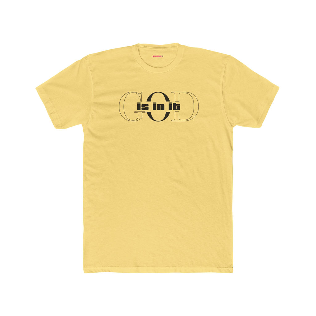 Unisex Cotton Crew Shirt, Minimalist Graphic Tee for Modern Minimalists, Faith-Based, Casual Wear, Everyday Style, Gift for Him or Her