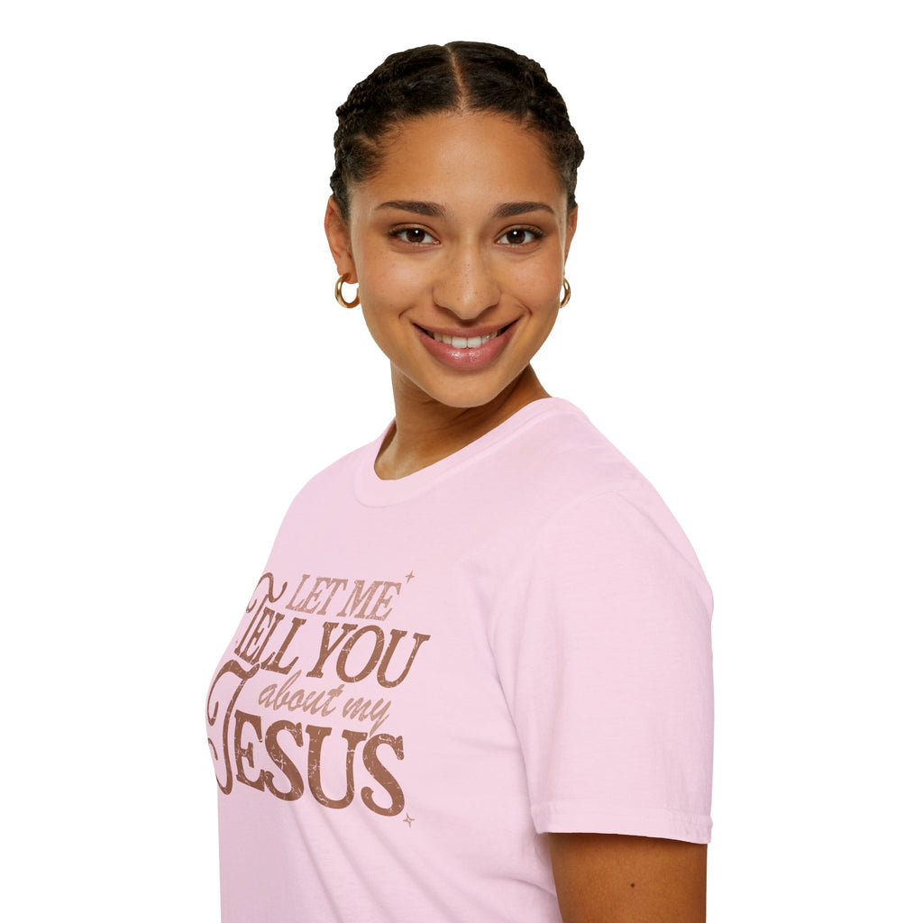 Unisex T-Shirt | Comfy Casual Tee for Every Occasion, About Jesus Graphic, Classic fit