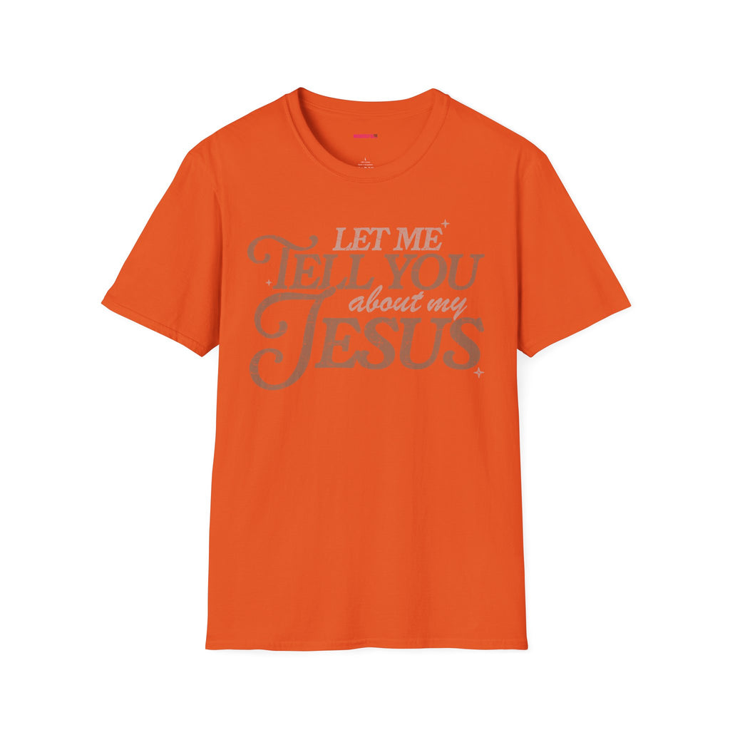 Unisex T-Shirt | Comfy Casual Tee for Every Occasion, About Jesus Graphic, Classic fit