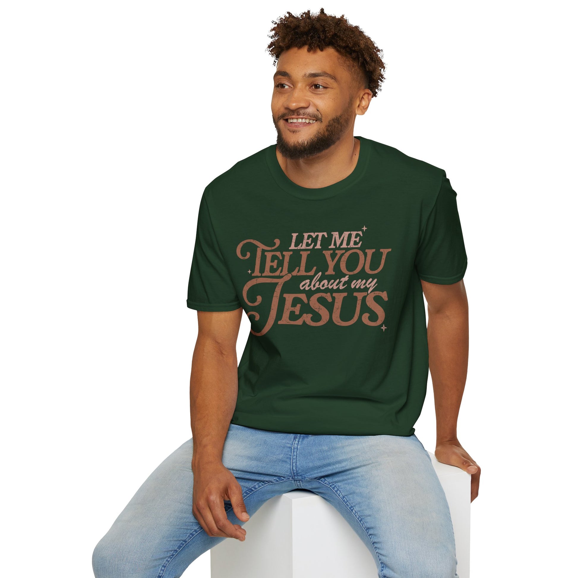 Unisex T-Shirt | Comfy Casual Tee for Every Occasion, About Jesus Graphic, Classic fit