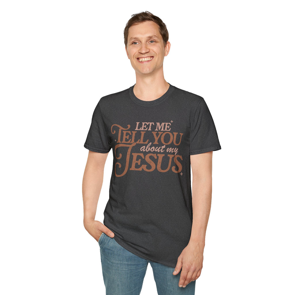 Unisex T-Shirt | Comfy Casual Tee for Every Occasion, About Jesus Graphic, Classic fit
