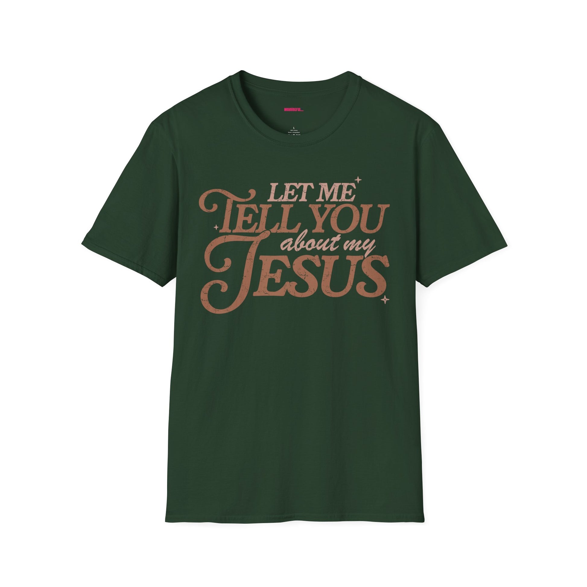 Unisex T-Shirt | Comfy Casual Tee for Every Occasion, About Jesus Graphic, Classic fit
