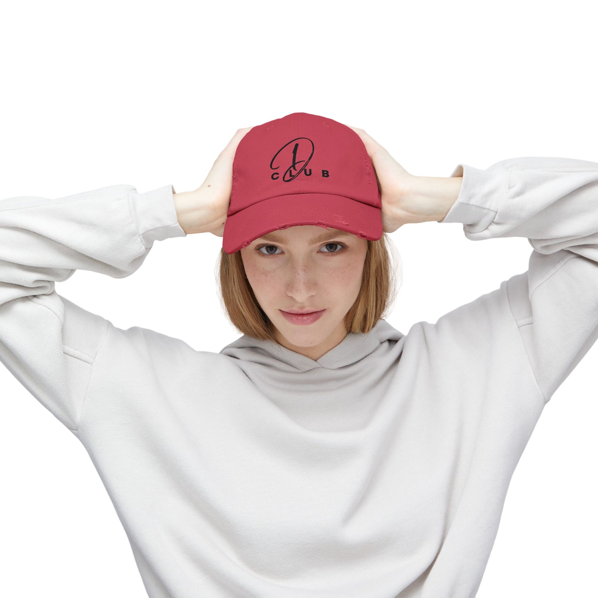Unisex Distressed Cap, D Club style, Casual Wear, Gift for Friends, Everyday [...]