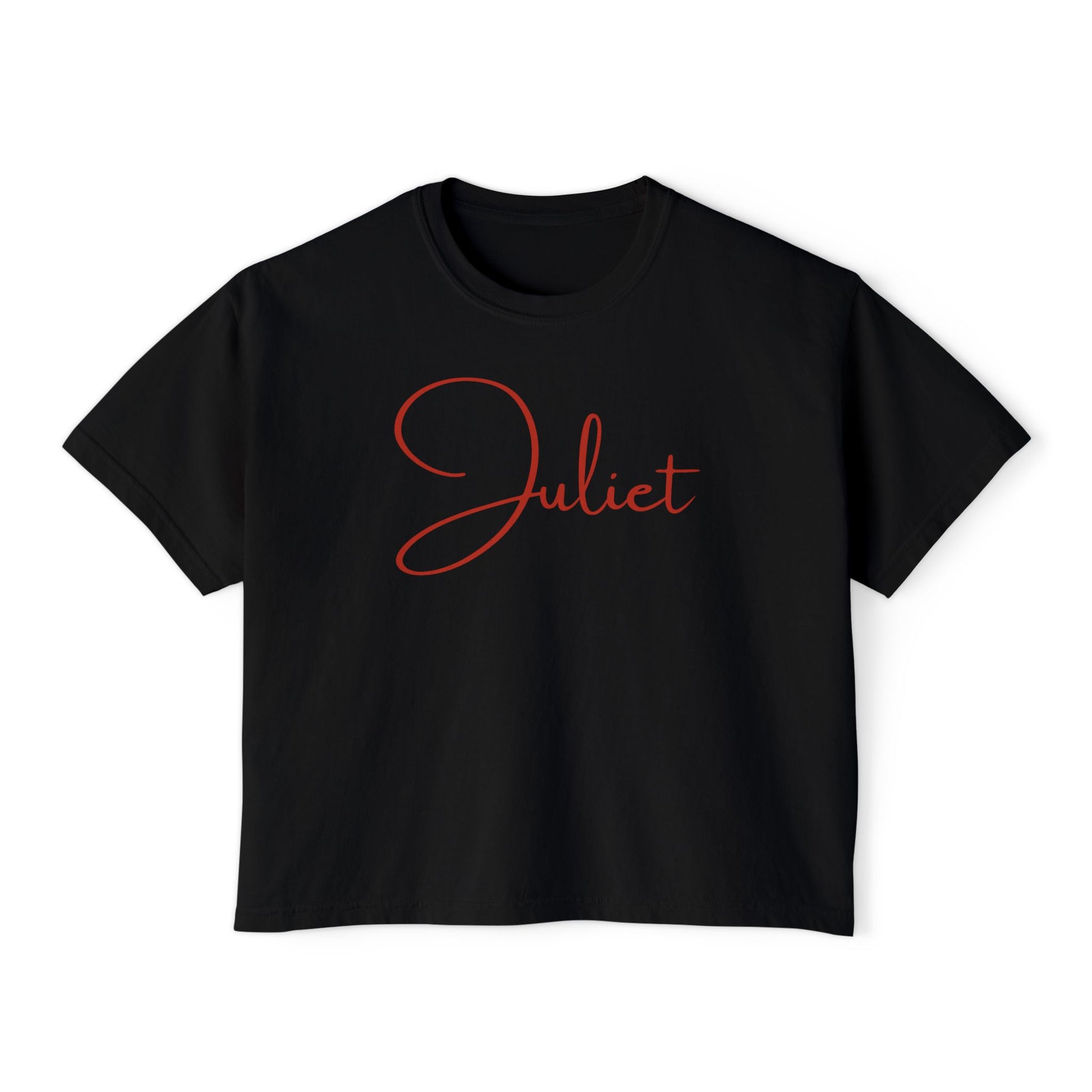Juliet Valentine Women's Boxy Tee — Cute Valentine's Day Graphic