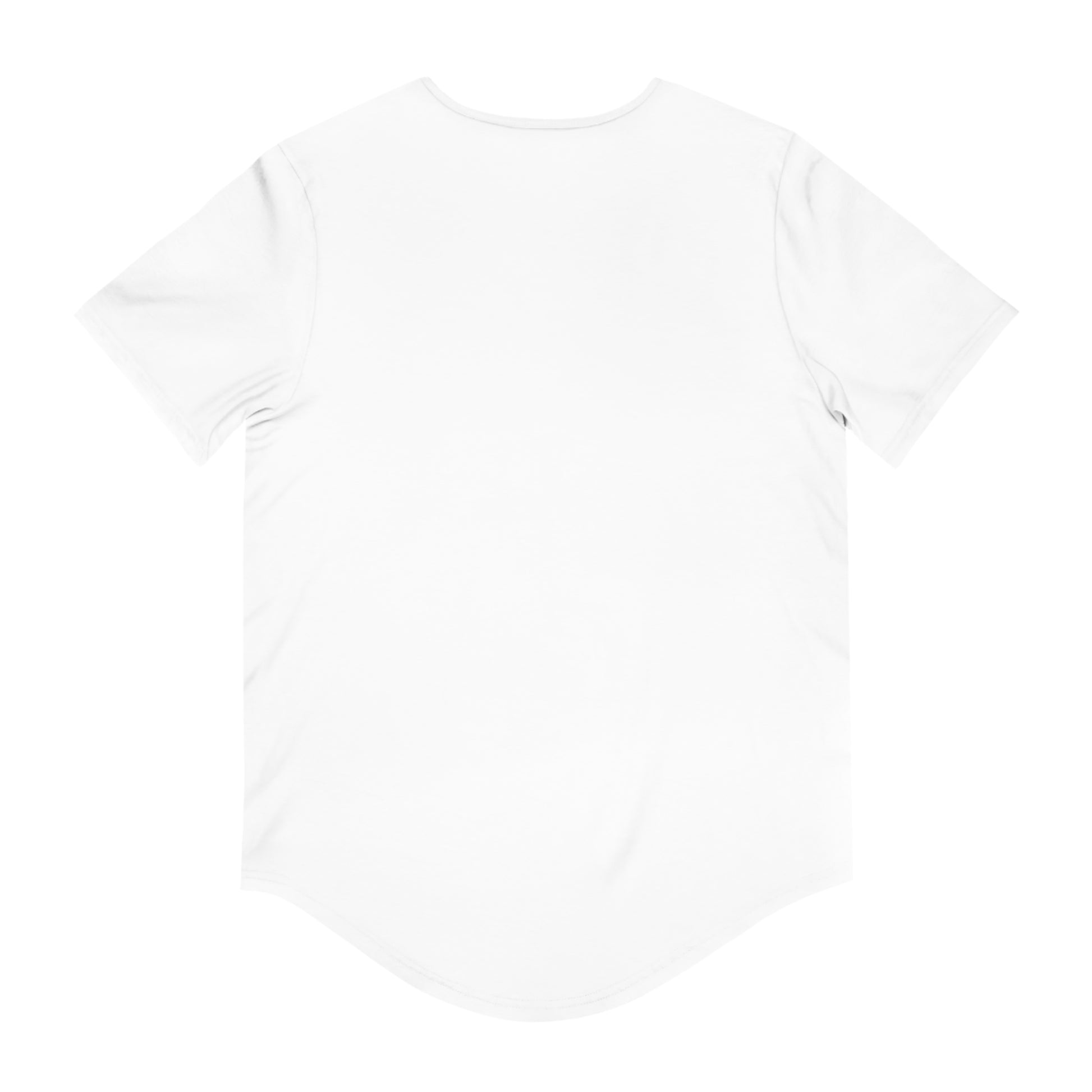 Men's Curved Hem Tee - Stylish Graphic Tee, Faith Over Fear T-shirt, Faith-based tee,  Casual Wear, Trendy Fashion, Streetwear Essential, Gift for Him