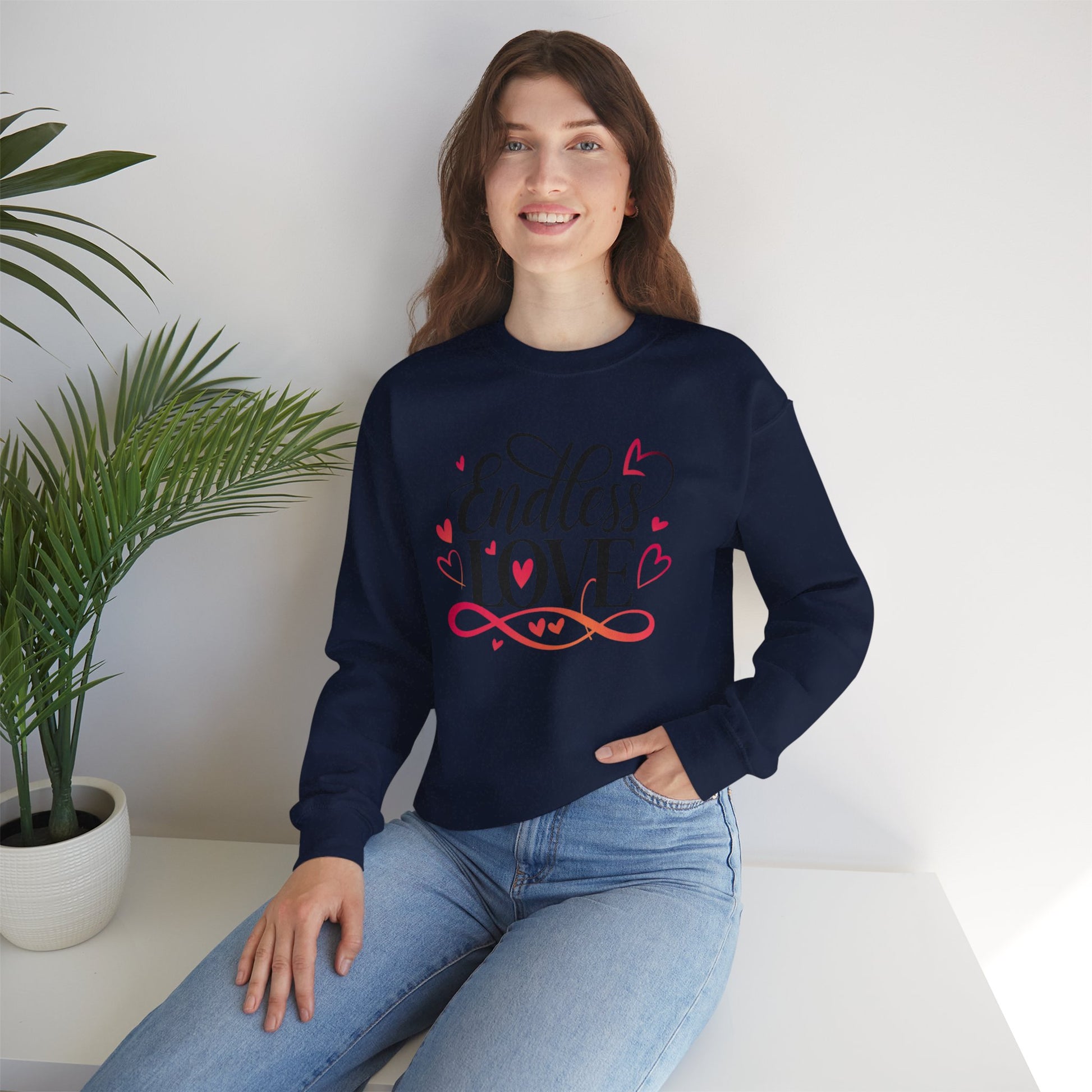 Endless Love Sweatshirt, Cozy Gift for Couples, Romantic Crewneck, Cute Love Sweatshirt, Comfortable Casual Wear, Gift for her