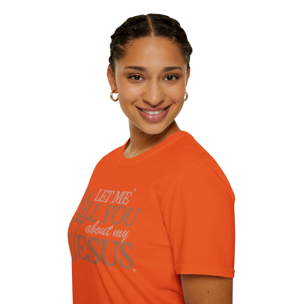 Unisex T-Shirt | Comfy Casual Tee for Every Occasion, About Jesus Graphic, Classic fit