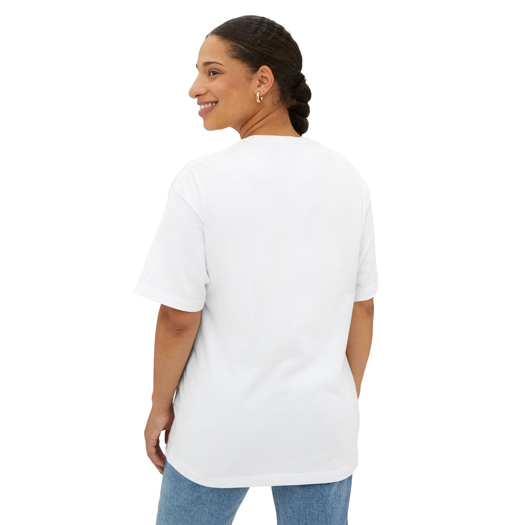 Love Makes The World Go Round Oversized Boxy Tee — Valentine's Day Shirt