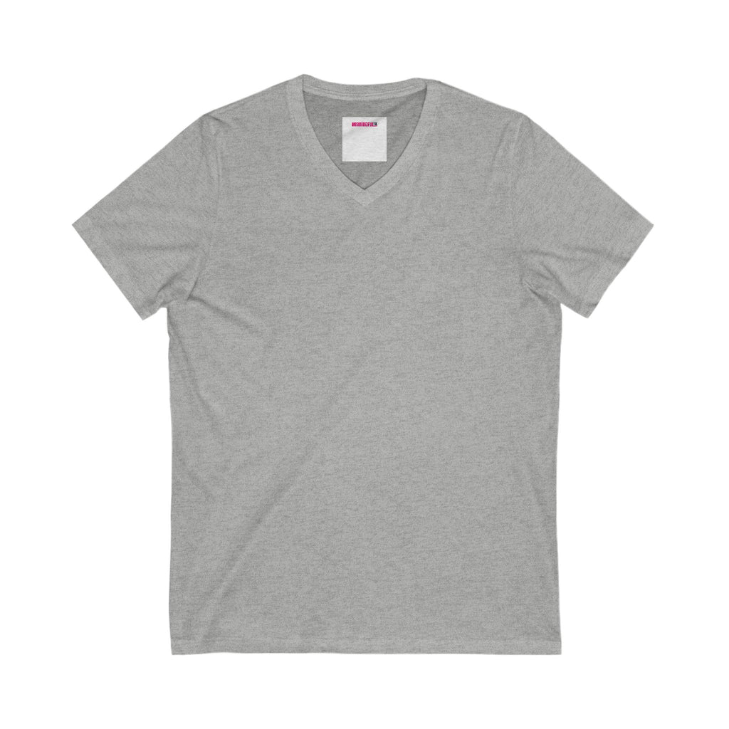Customizable Unisex Jersey V-Neck Tee - Casual Comfort, Perfect Gift for Every Occasion, Summer Style, Everyday Wear, Festive Apparel