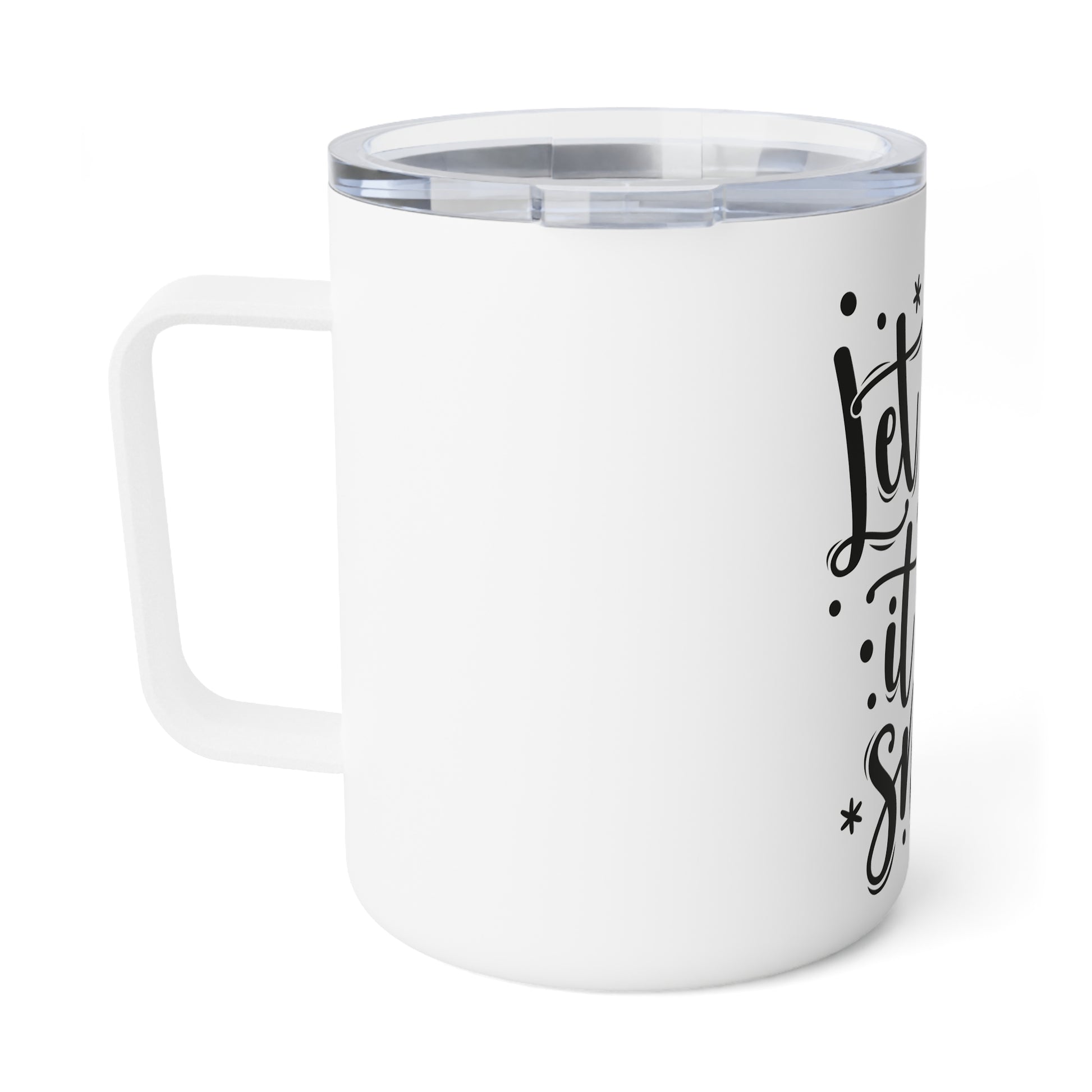 Snowman Holiday Insulated Coffee Mug, 10oz