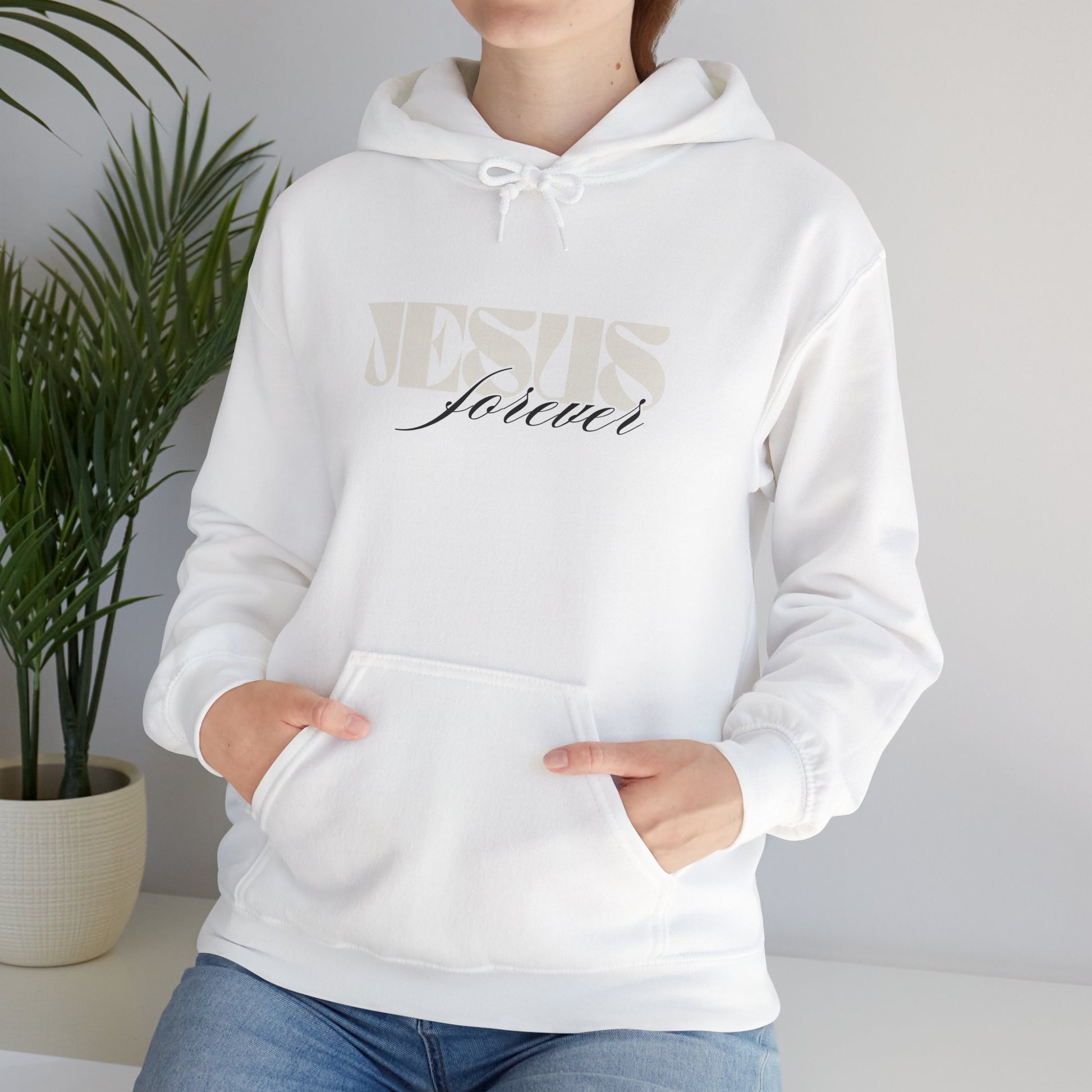 Jesus Forever Hoodie — Christian Faith Sweatshirt