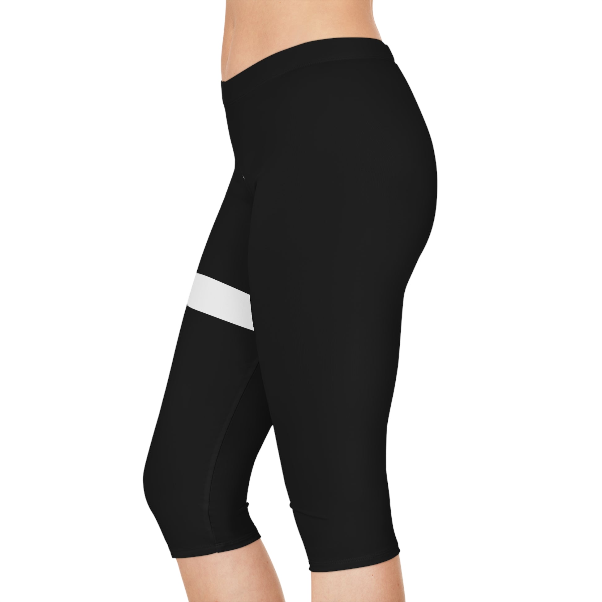 Women's Love-Themed Capri Leggings - Stylish Activewear, Fitness Gear, Casual Wear, Gift for Her, Workout Leggings