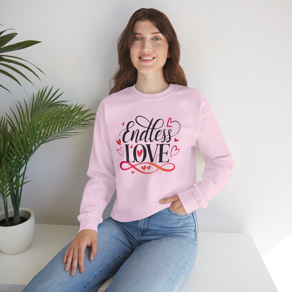 Endless Love Sweatshirt, Cozy Gift for Couples, Romantic Crewneck, Cute Love Sweatshirt, Comfortable Casual Wear, Gift for her