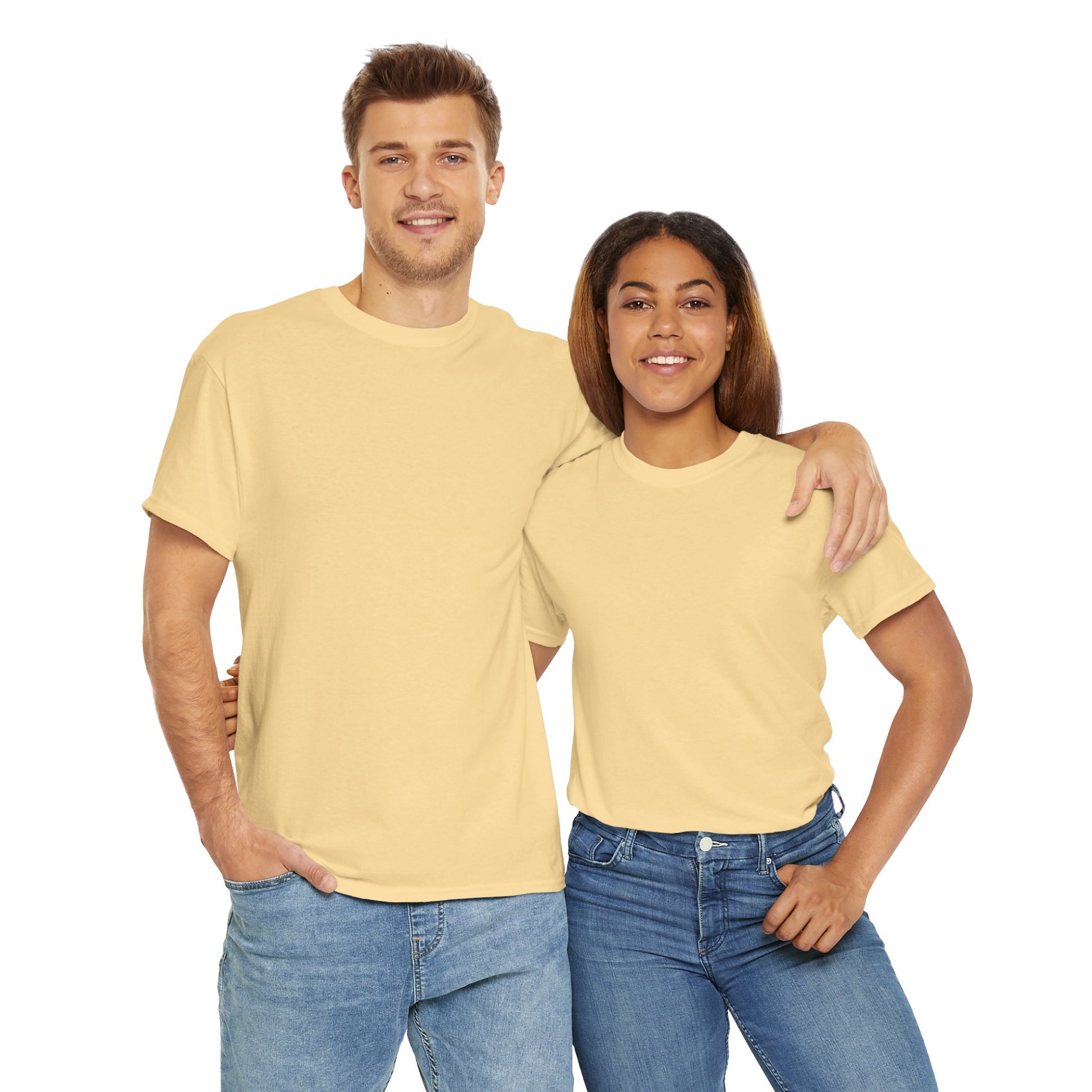 Customizable Unisex Heavy Cotton Tee - Comfortable Casual Wear, Perfect for Everyday Style, Gift for Friends, Summer Outfits, Relaxed Vibes