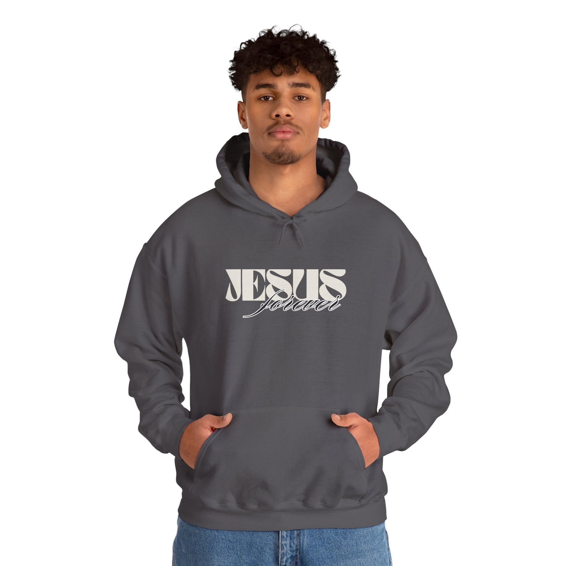 Jesus Forever Hoodie — Christian Faith Sweatshirt