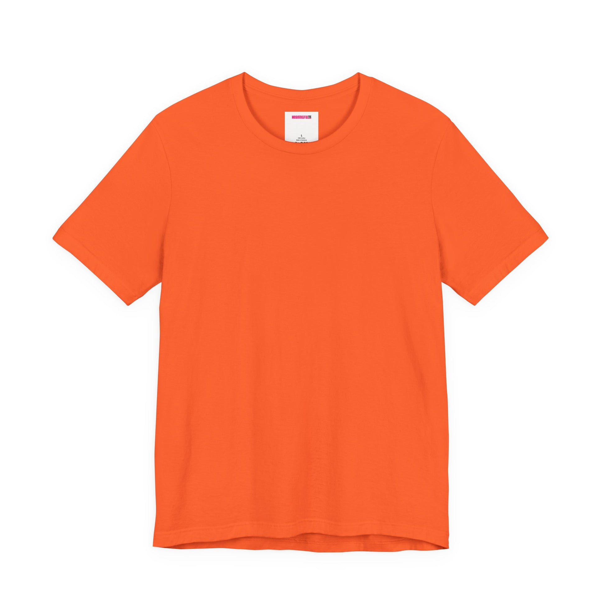 Customizable Unisex Jersey Short Sleeve Tee - Relaxed Fit Casual T-Shirt, Ideal for Everyday Wear, Perfect for Gifts, Festivals, and Celebrations