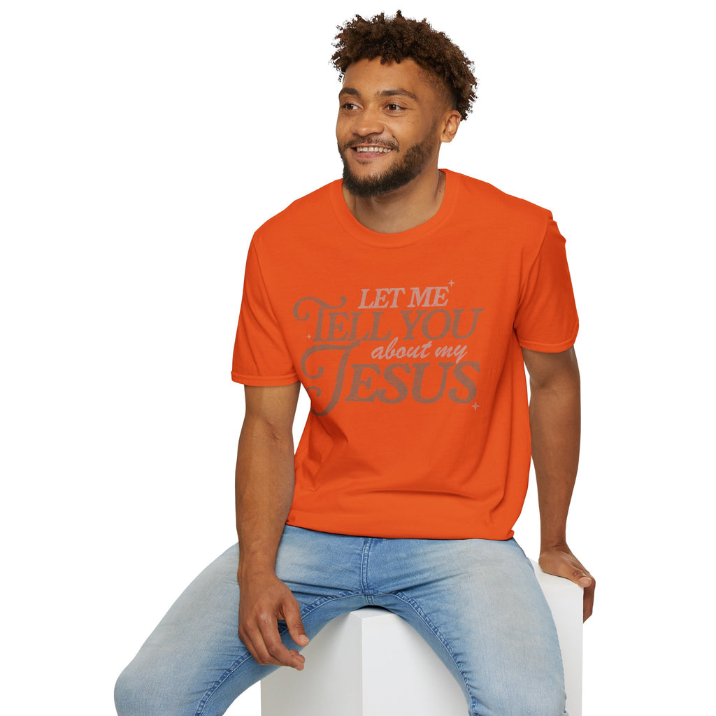 Unisex T-Shirt | Comfy Casual Tee for Every Occasion, About Jesus Graphic, Classic fit