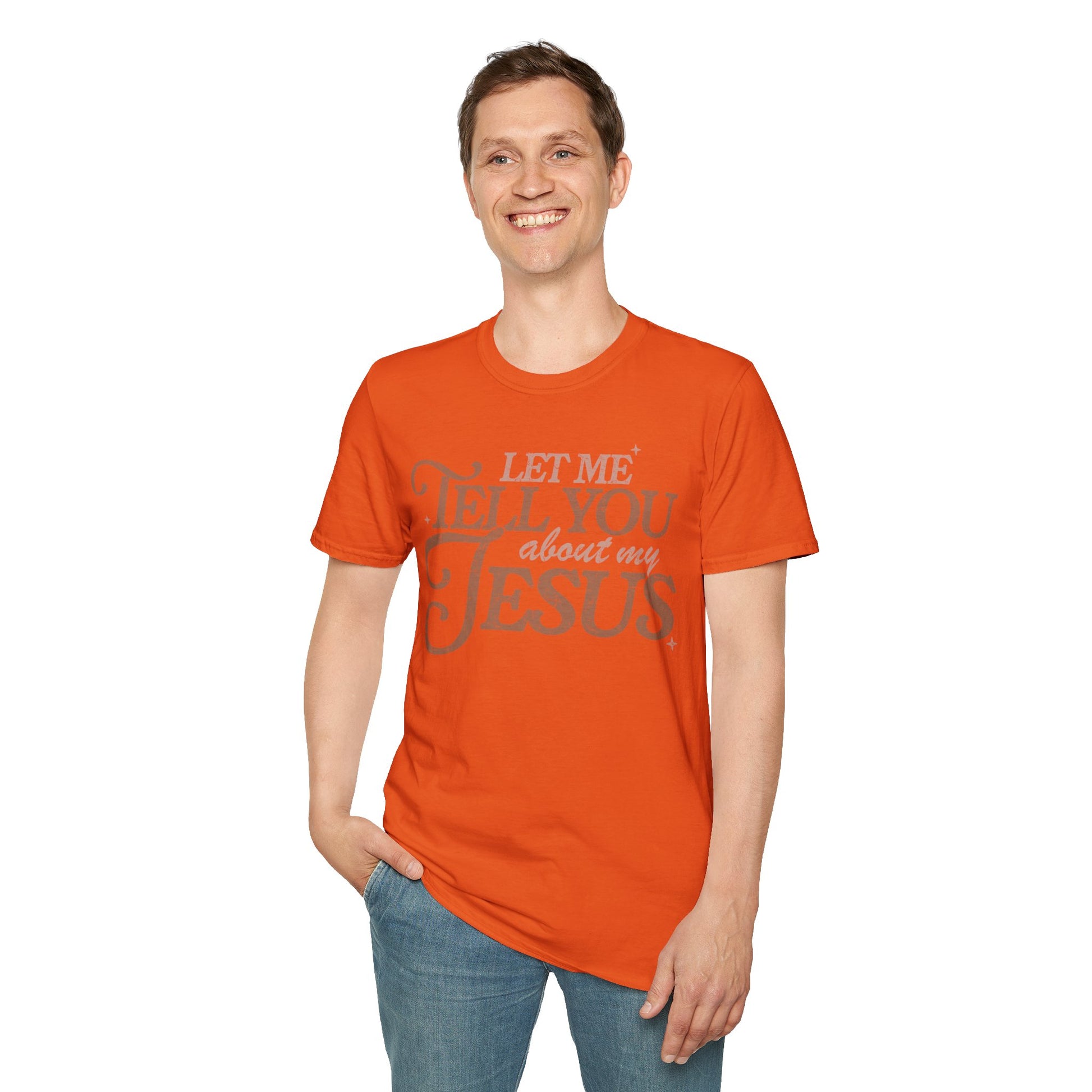 Unisex T-Shirt | Comfy Casual Tee for Every Occasion, About Jesus Graphic, Classic fit