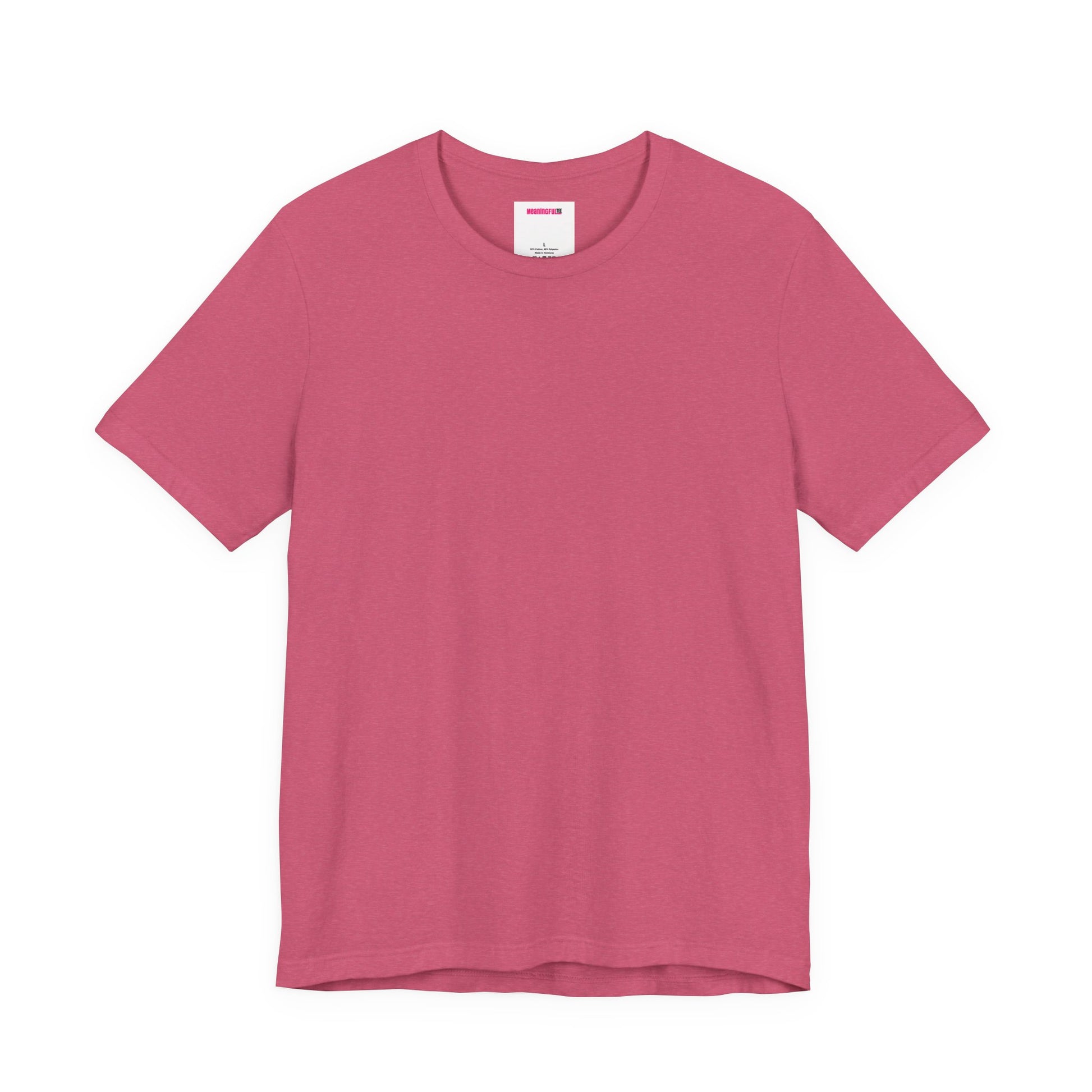 Customizable Unisex Jersey Short Sleeve Tee - Relaxed Fit Casual T-Shirt, Ideal for Everyday Wear, Perfect for Gifts, Festivals, and Celebrations