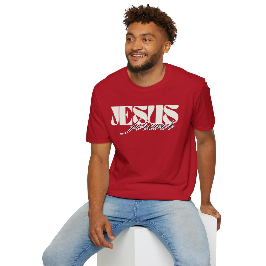 Jesus Forever Unisex T-Shirt | Comfy Casual Tee for Every Occasion, About Jesus Graphic, Classic fit