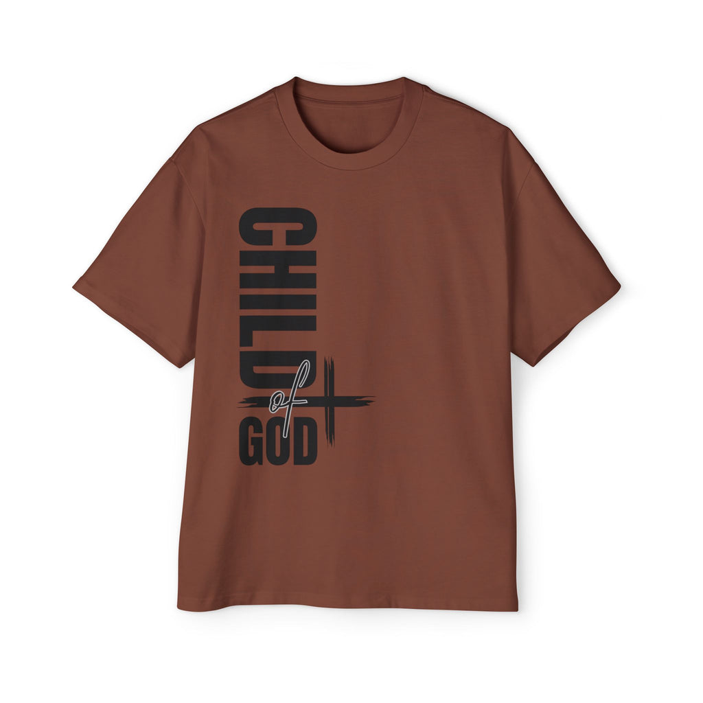 Men's Oversized Tee - Faith-Based Style | Child of God | Perfect Gift for Believers | Casual Christian Wear, Comfortable Fashion, Spiritual Tee, [...]